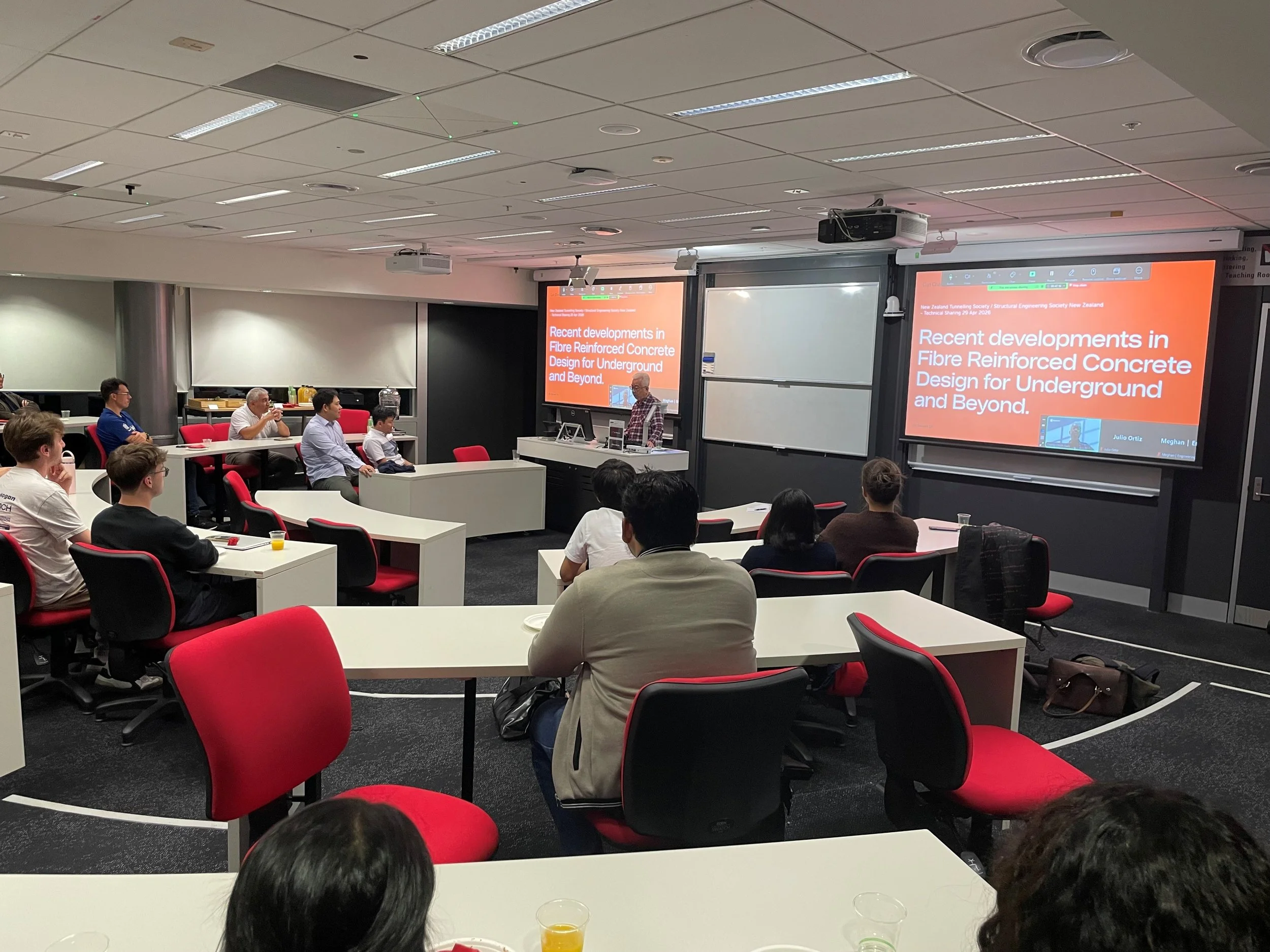Recent developments in Fibre Reinforced Concrete Design for Underground technical presentation by Gan Cheng Chian