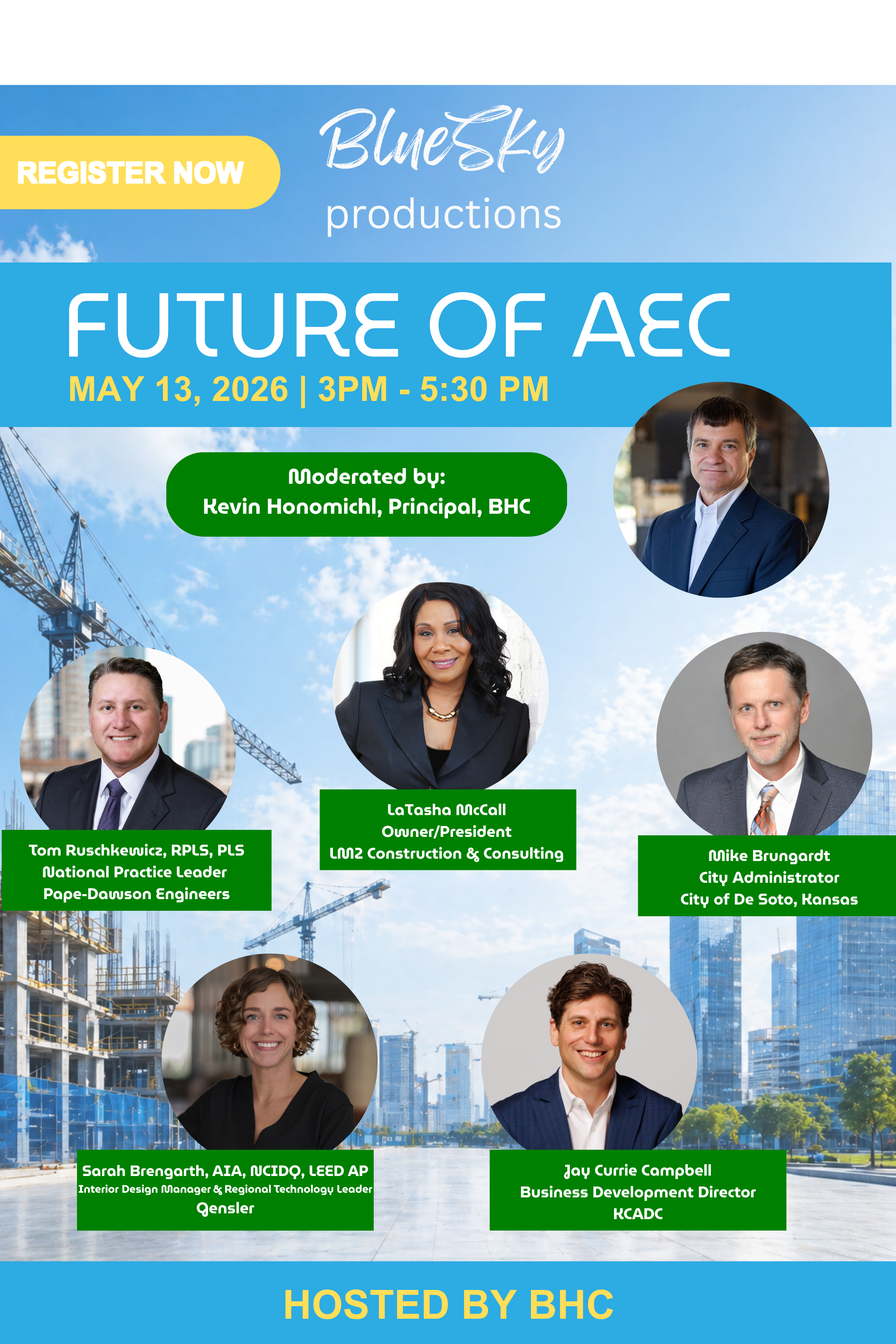 Future of AEC | May 13, 2026 | 3 PM - 5:30 PM | BHC — BLUESKY MEDIA