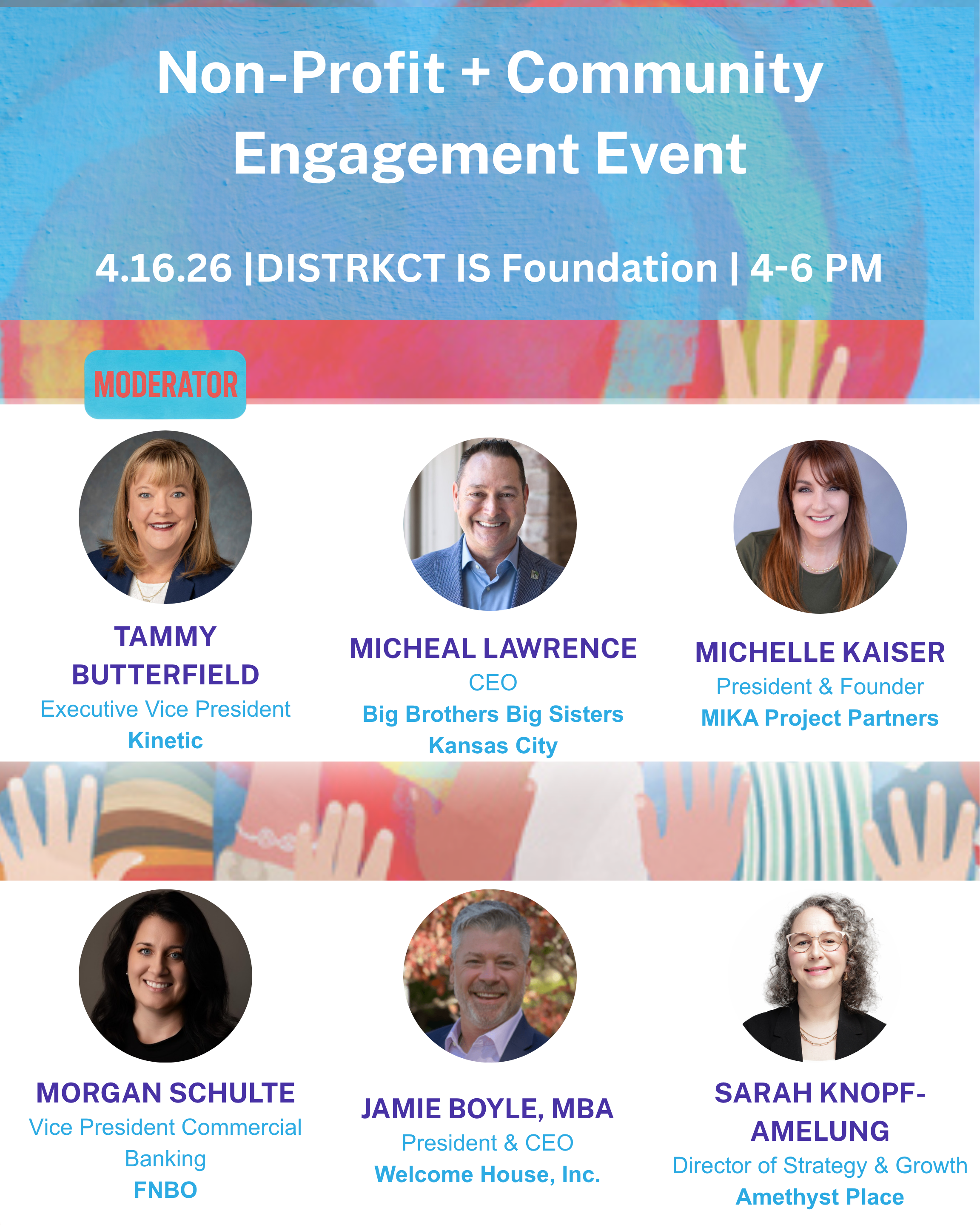 April Nonprofit & Community Engagement Event  | 04/16/26 | 4 PM - 6 PM | DISTRKCT | 1328 Agnes Ave, Kansas City, MO 64127