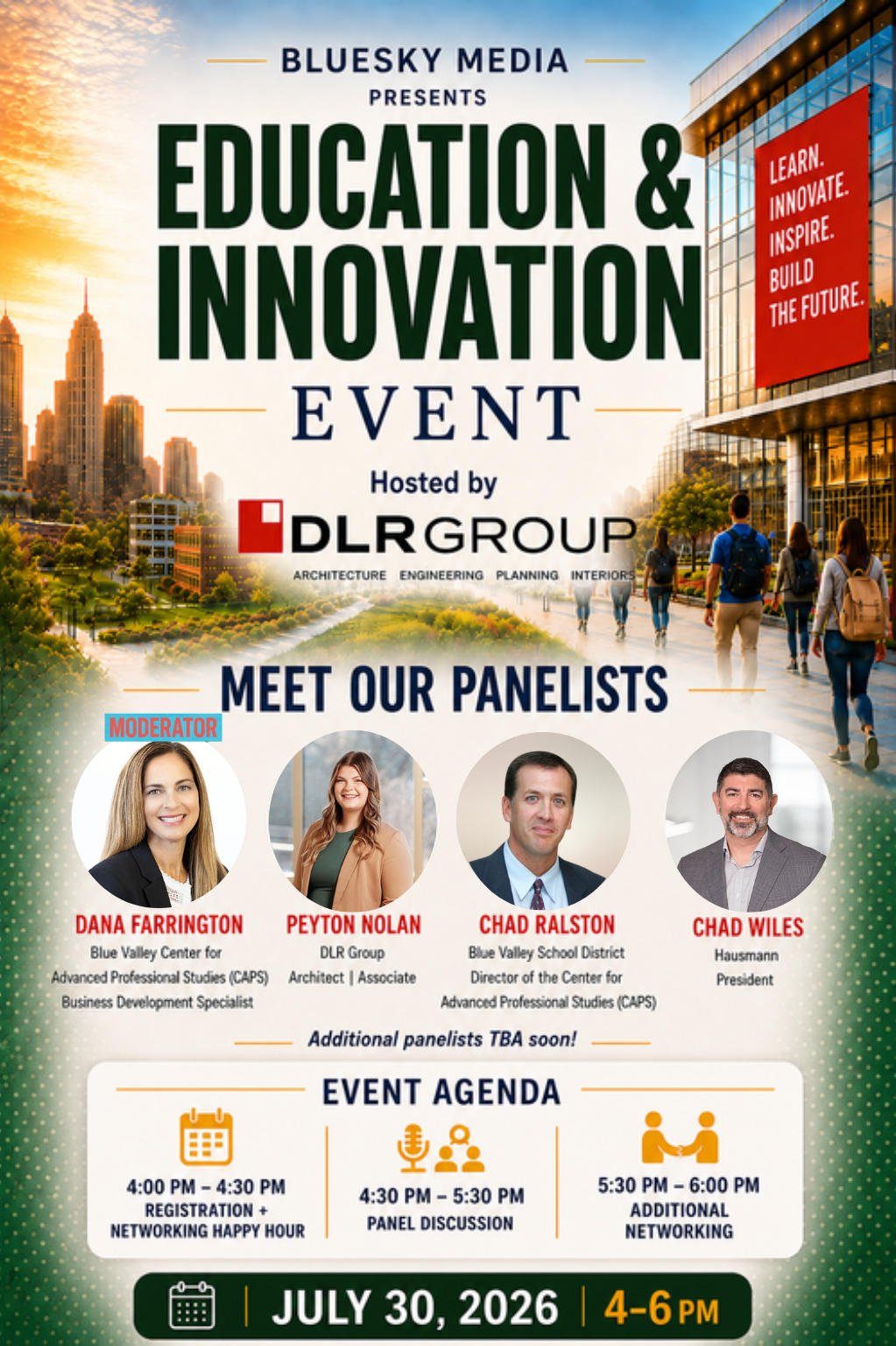 2026 KC EDUCATION & INNOVATION EVENT | @DLR Group | July 30 | 4-6PM