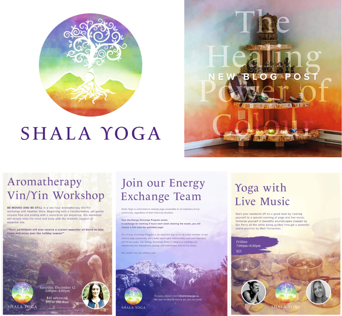 Shala Yoga Studio Branding