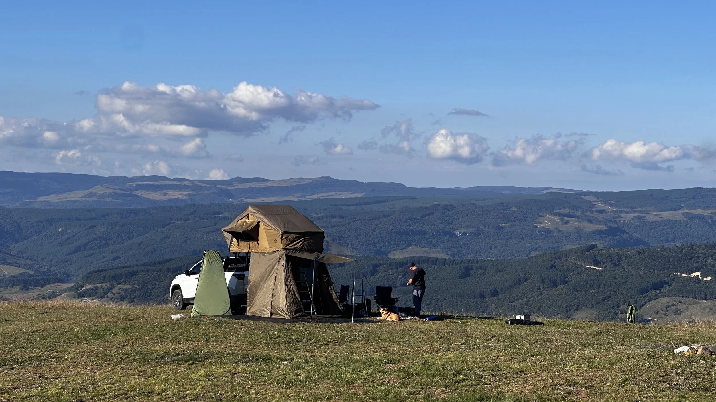 Area de Acampamento  com Vista Incrível
