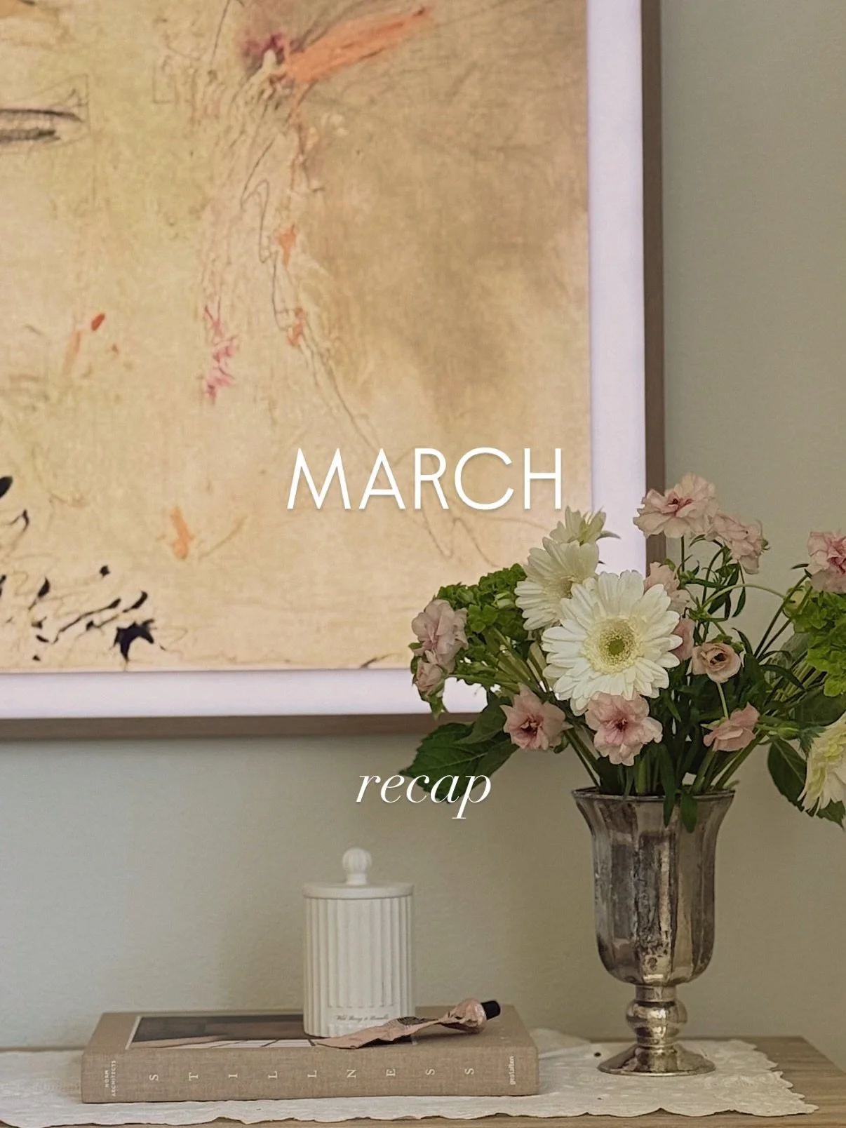Happy Spring 🌼 sharing my March recap.

This month flew by &mdash; so many to-dos, things still in progress, and so much accomplished. At the start of this year, I set a small but meaningful goal for myself and SHD: as it grows, I want to truly inve