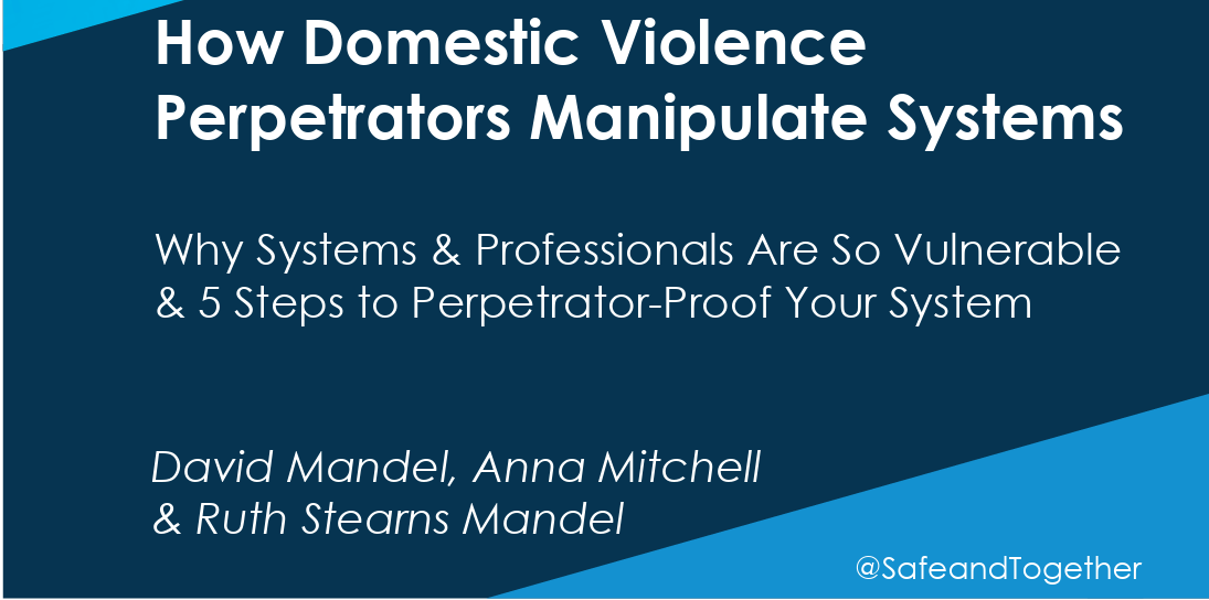 How Domestic Violence Perpetrators Manipulate Systems—And How to Stop Them