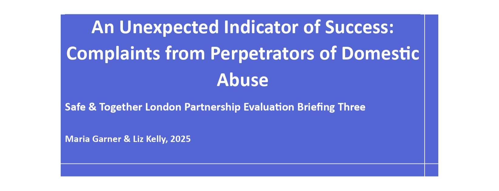 Why Perpetrator Complaints Rise as Safe &amp; Together Takes Hold in London