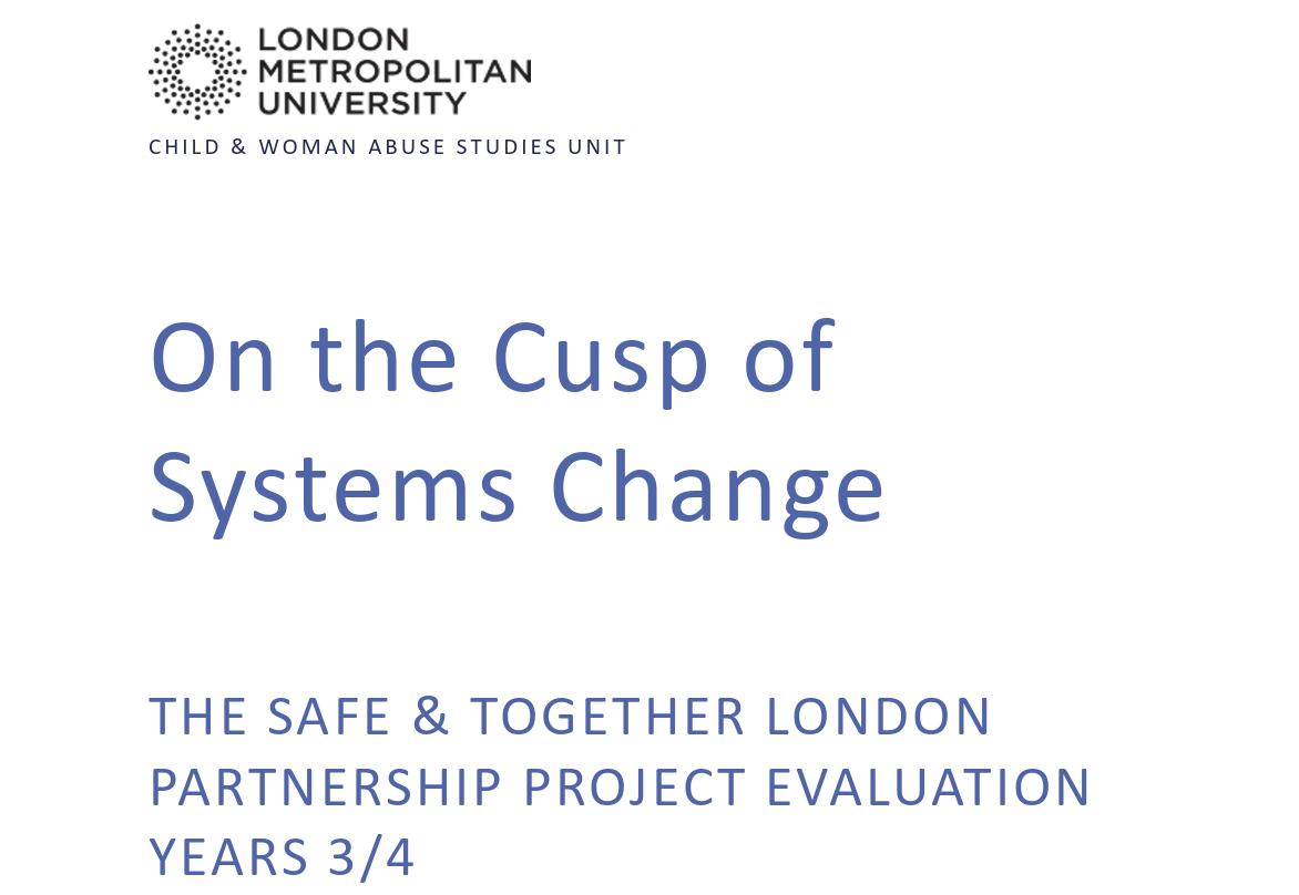 London Partnership Reaches the Cusp of Systems Change with Safe &amp; Together