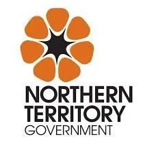 Northern Territory Government logo with an orange stylized flower above the text "Northern Territory Government."