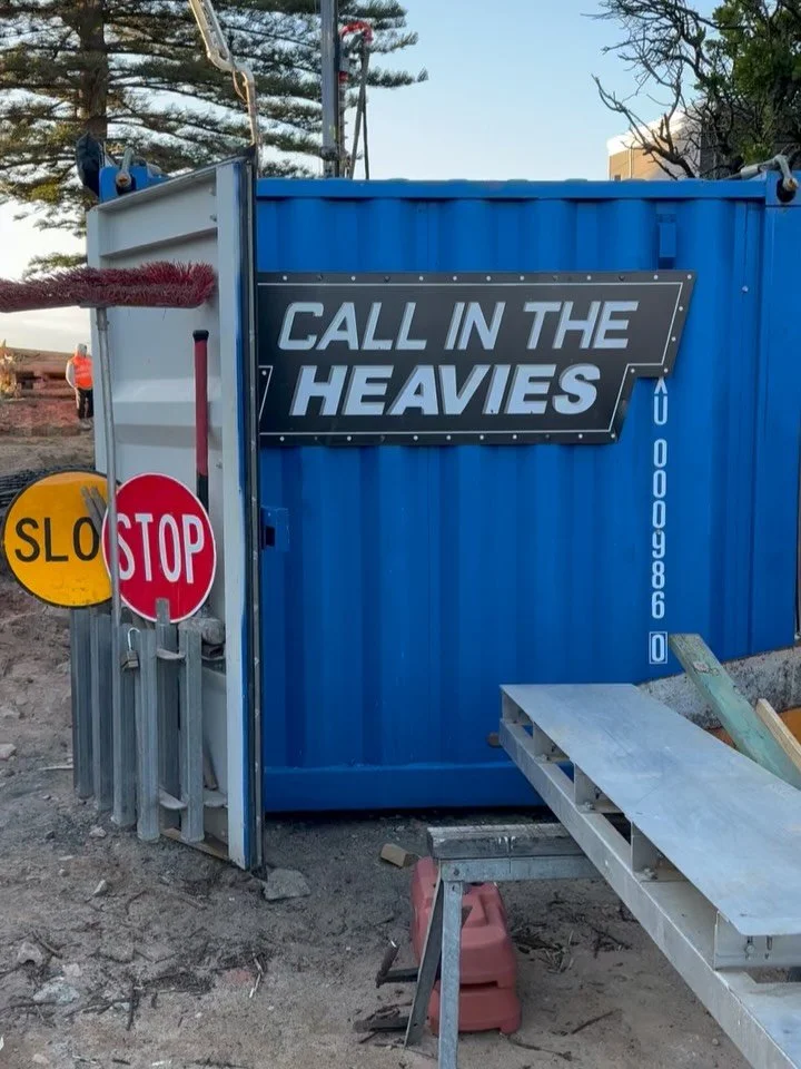 Here come the heavies! @seemyholes #shapingdreams #glenmcfarlanebuilder #centralcoastbuilder #itsallhappening