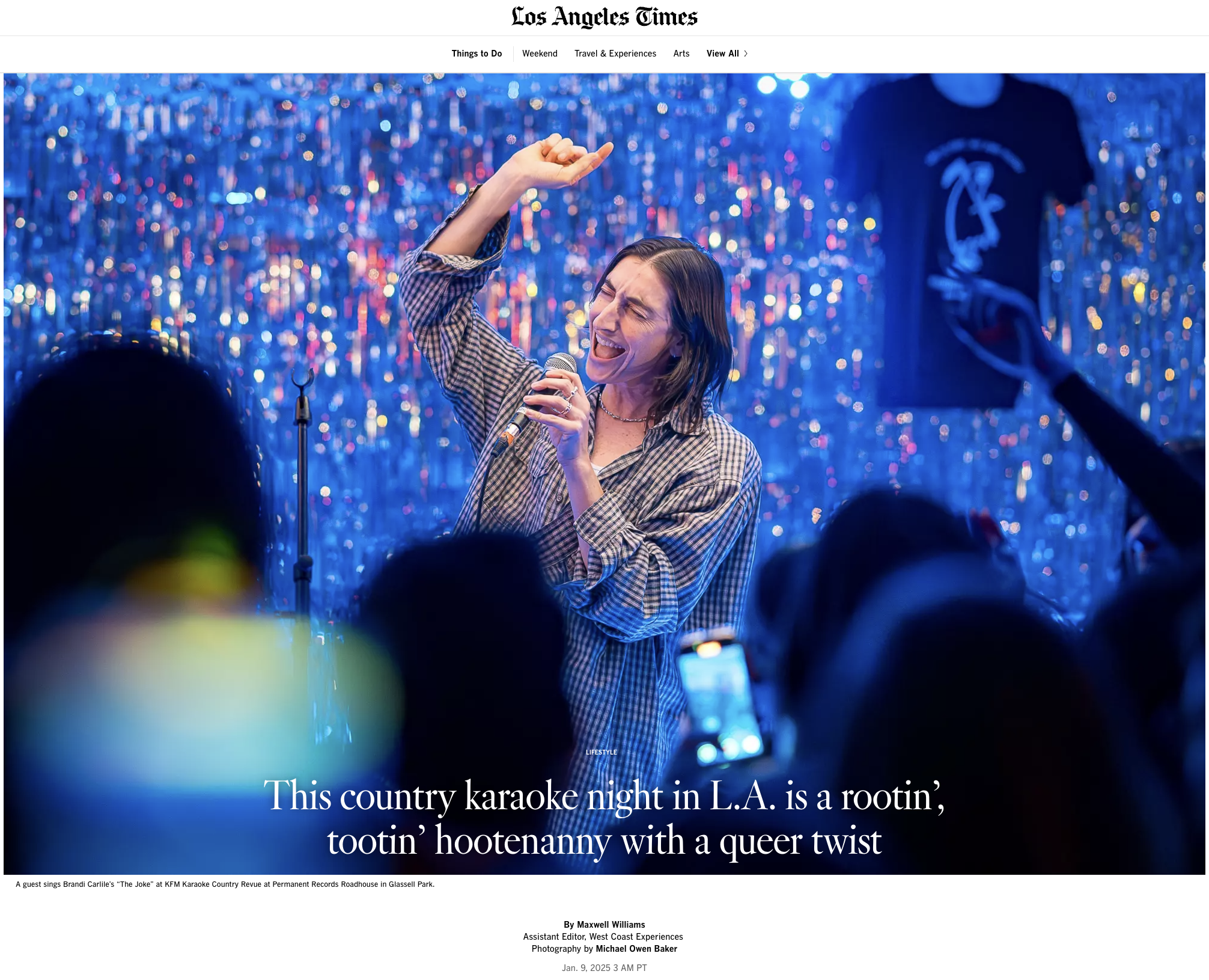 L.A. TIMES
Travel & Experiences Editor