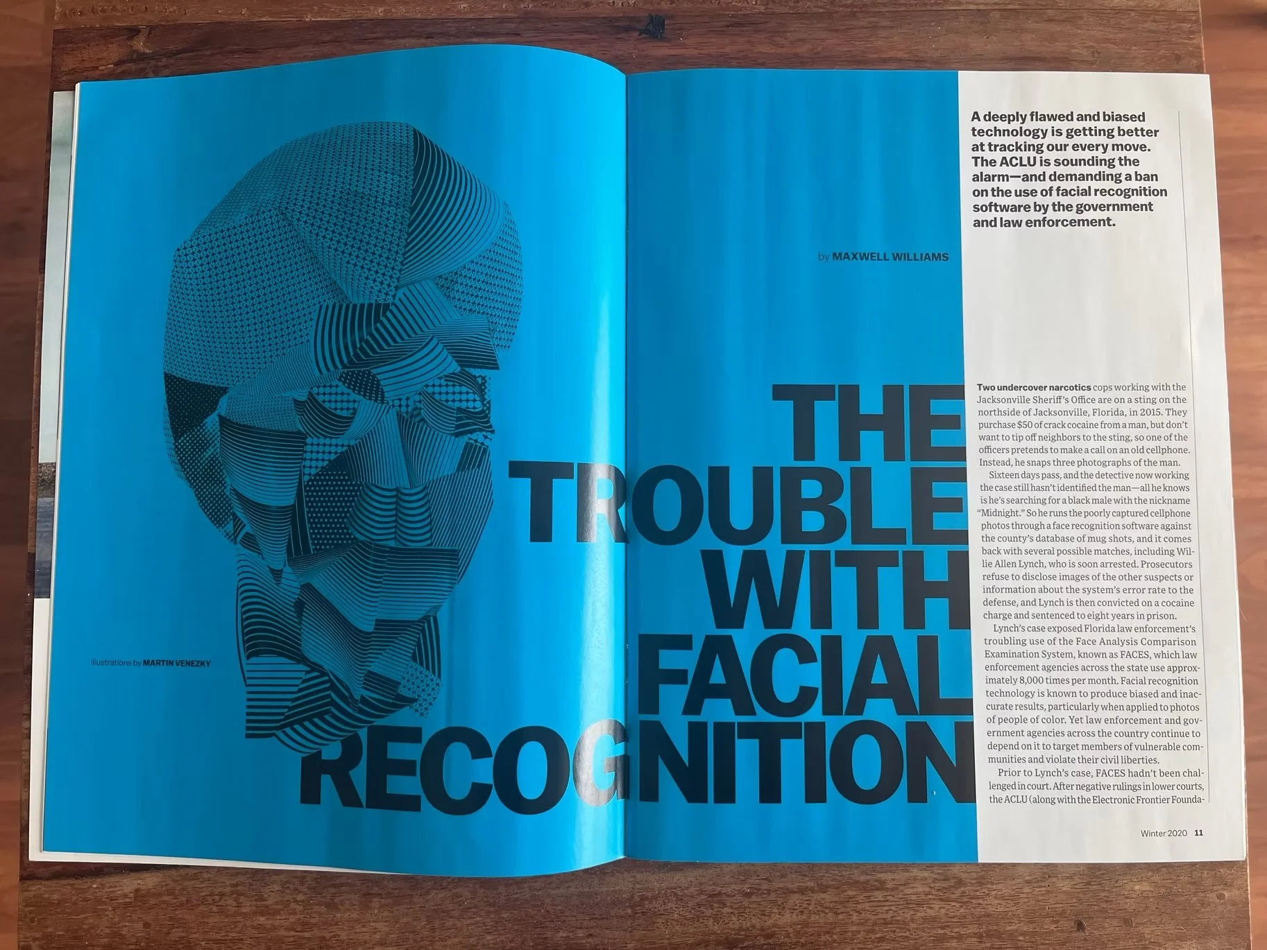 ACLU MAGAZINE

Writer