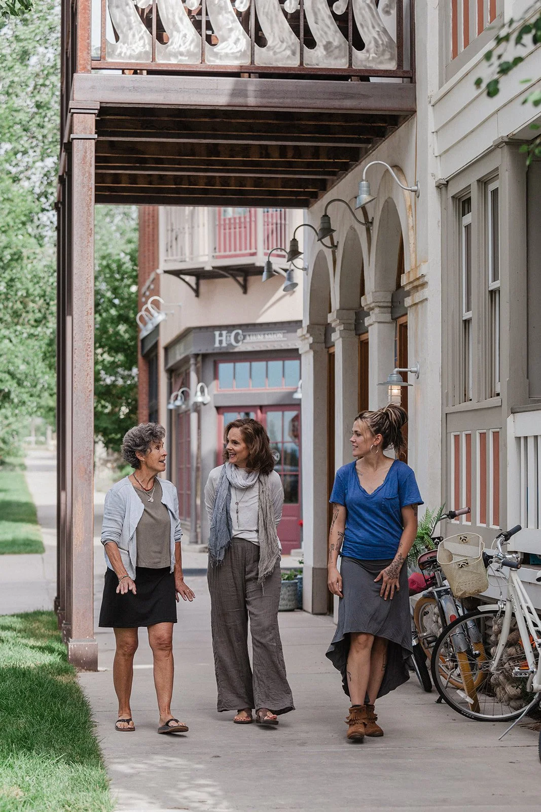 three women walking the power of small acts blog