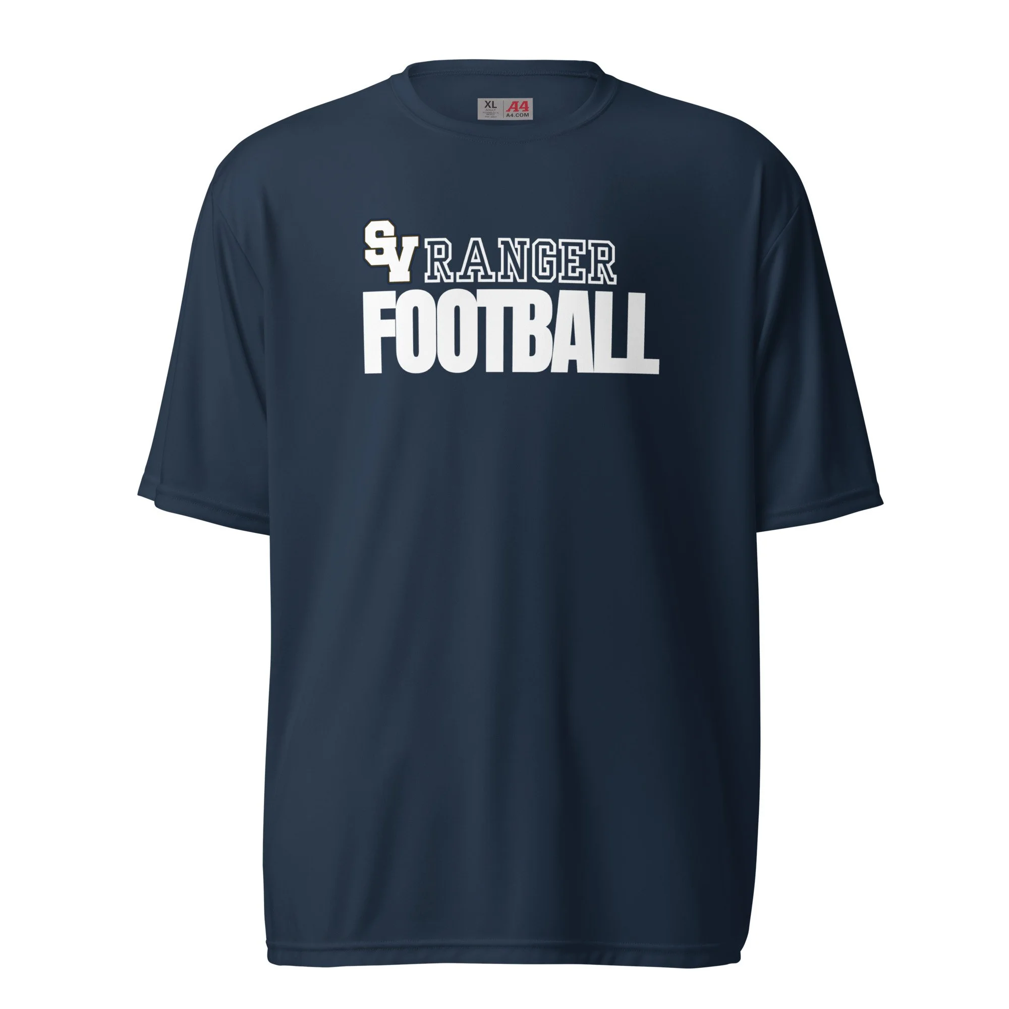 ranger football performance crew neck t-shirt