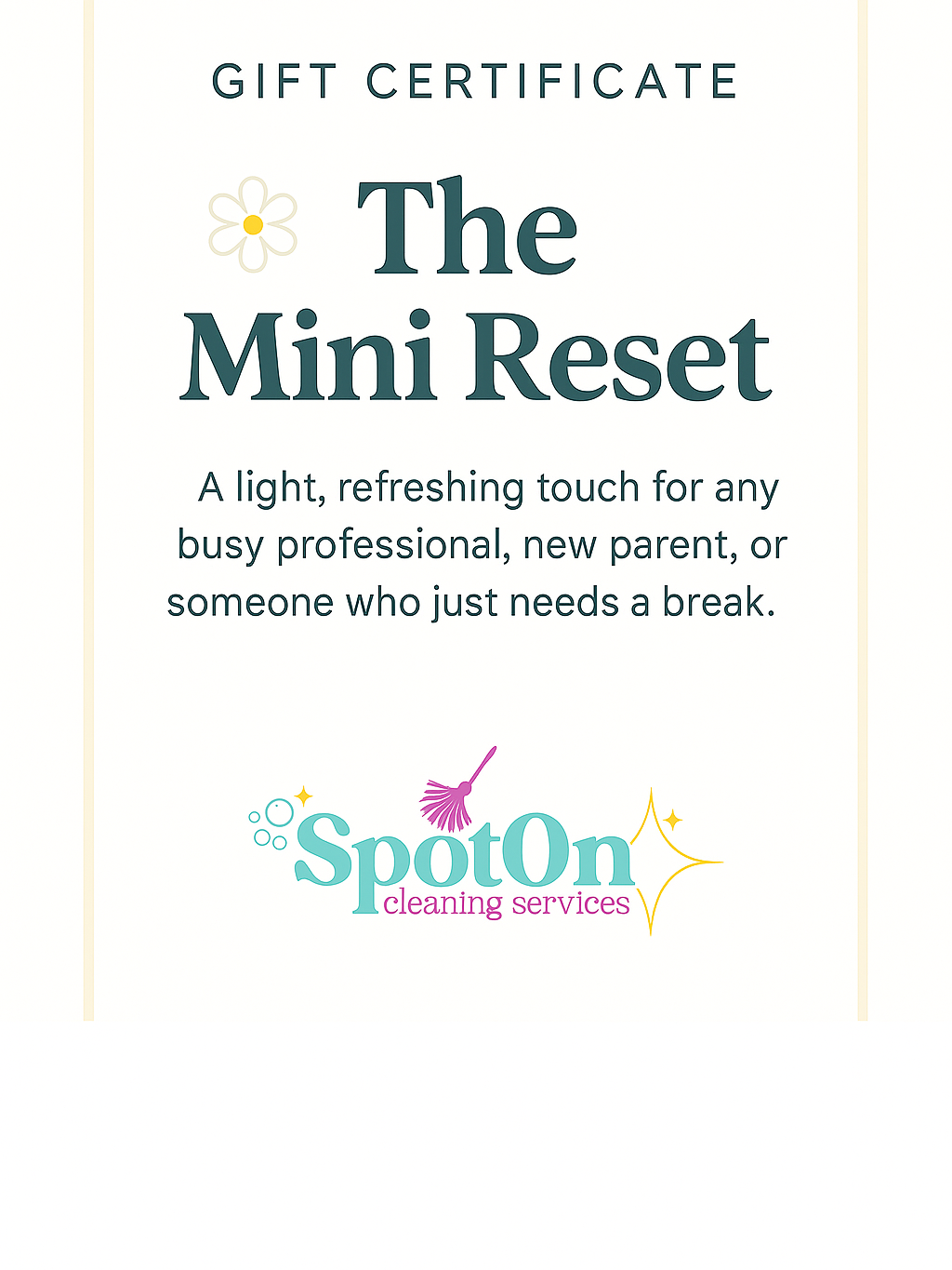 The Mini Reset