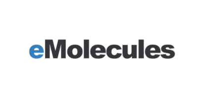 eMolecules logo with a blue lowercase 'e'