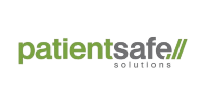 Logo of Patient Safe Solutions with green and black text.
