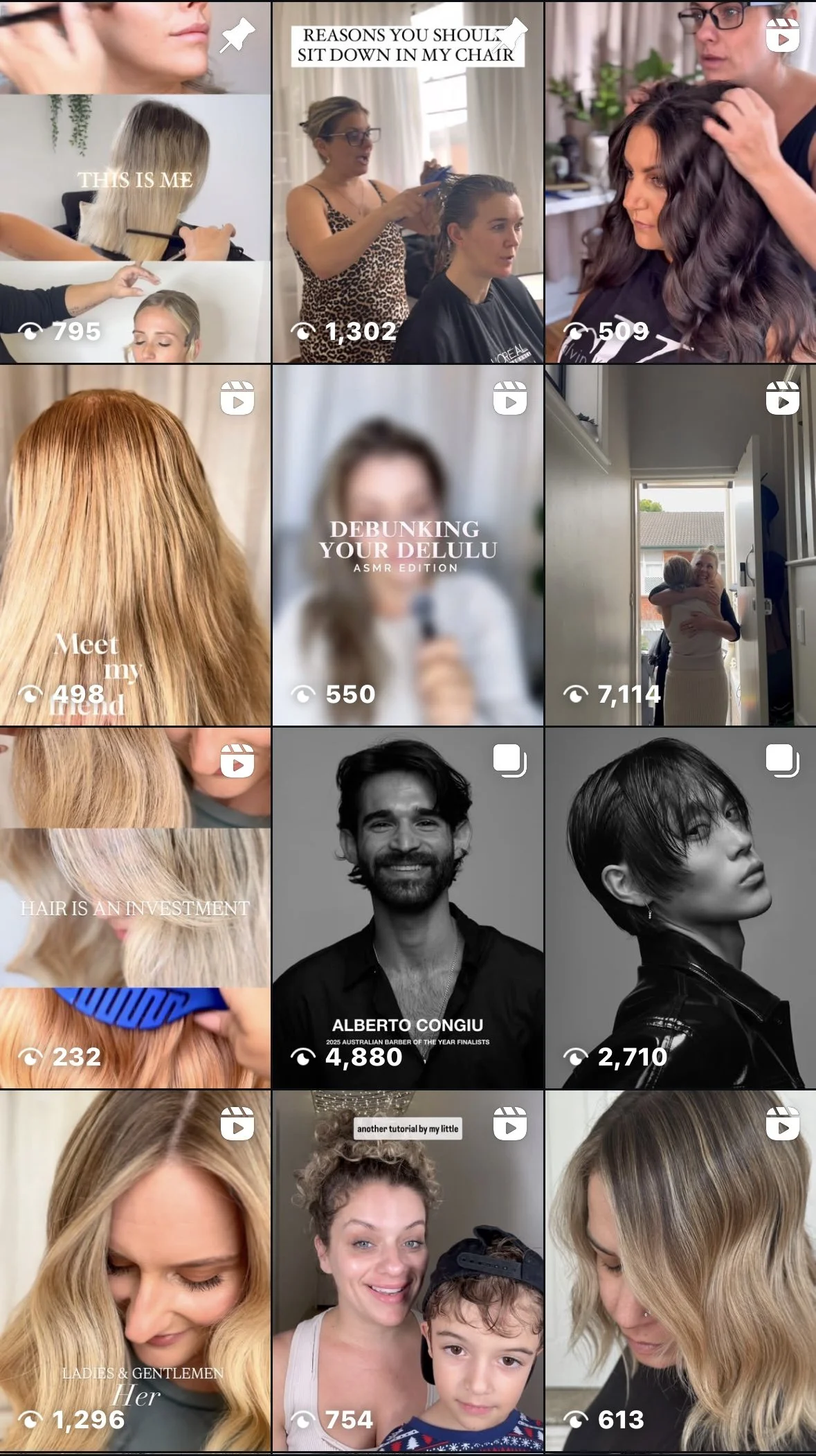 Hair and makeup portfolio videos by Sydney hair and makeup artist Nikki Mahera