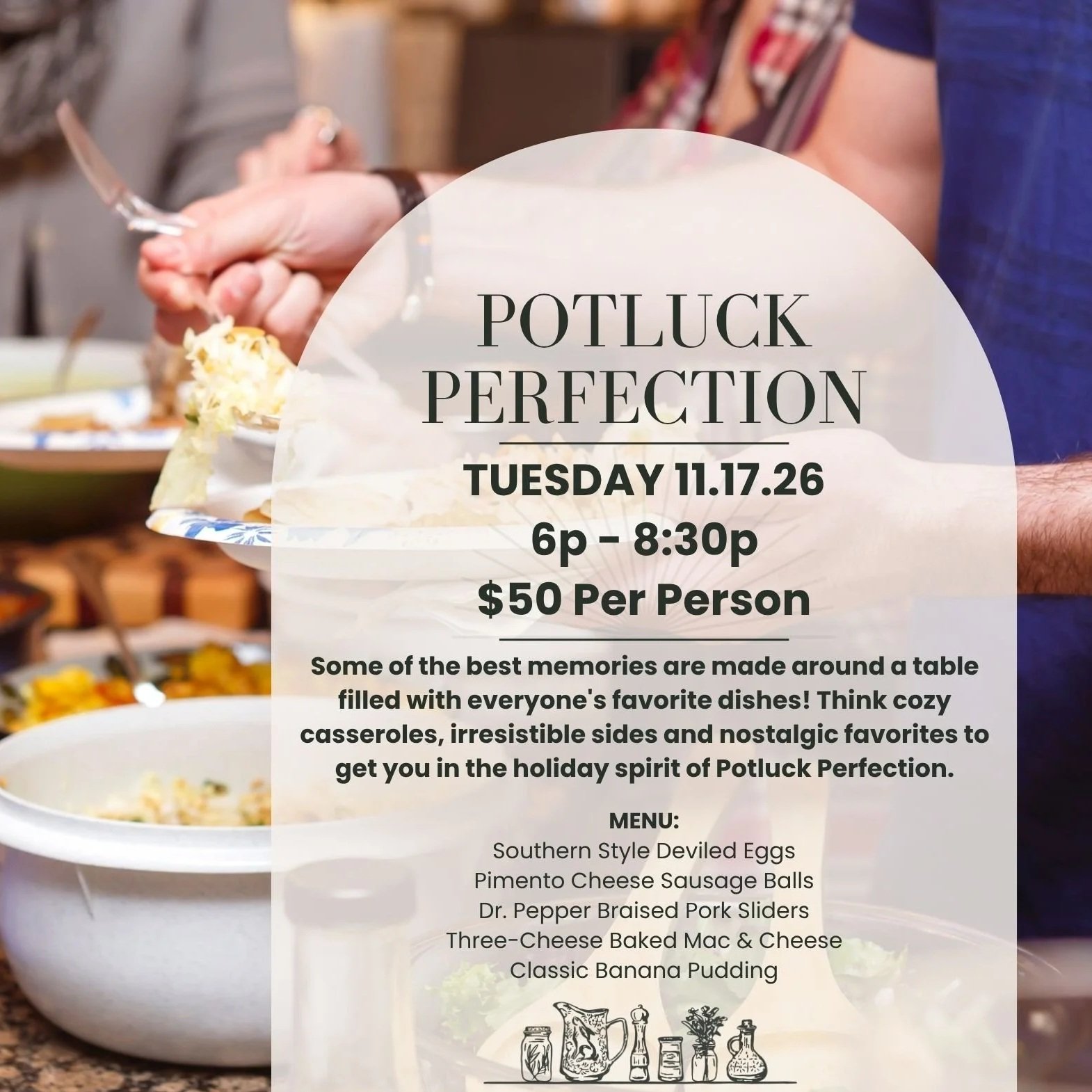 11.17.26 | Potluck Perfection