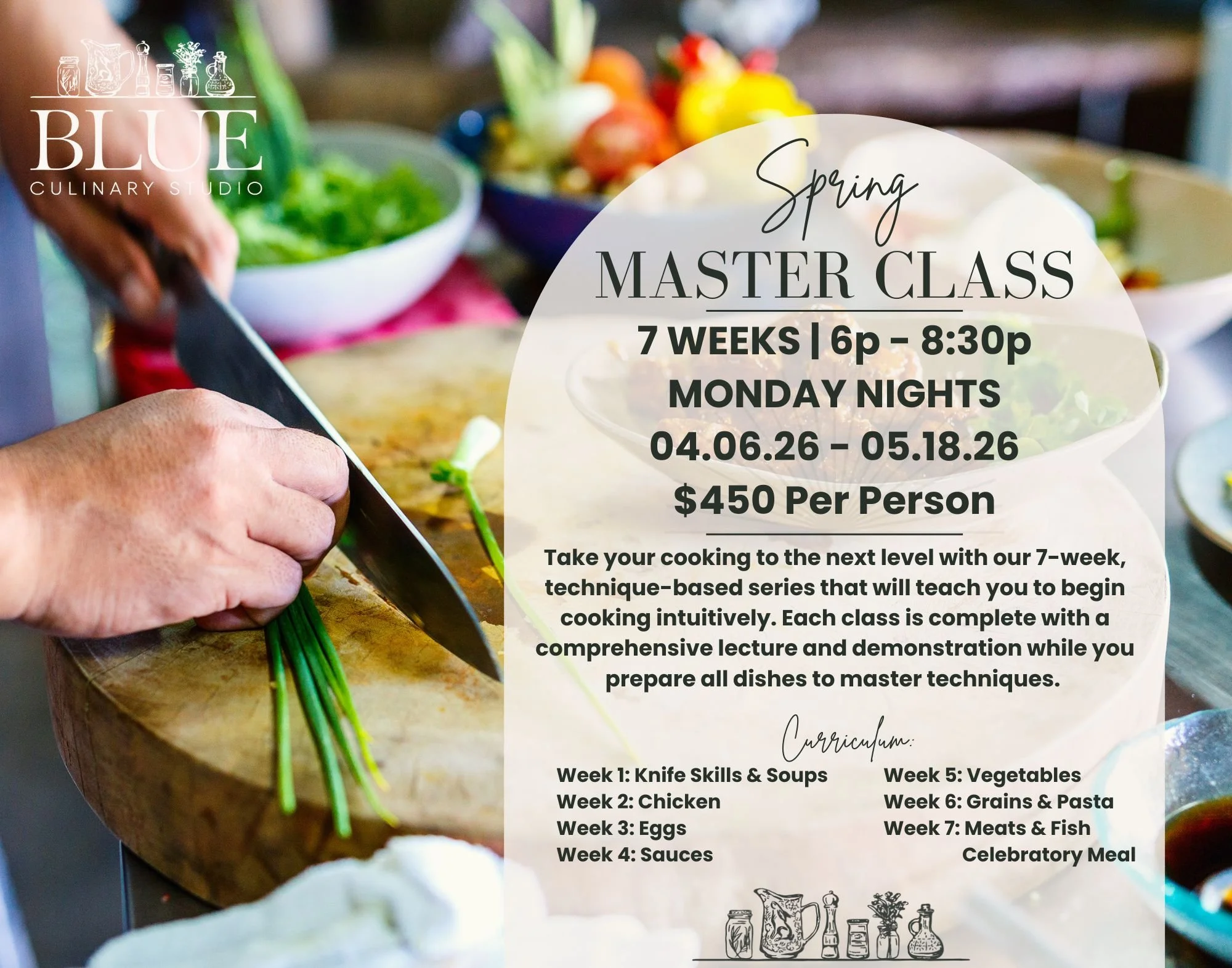 Adult Spring Masterclass | 4/6 - 5/18