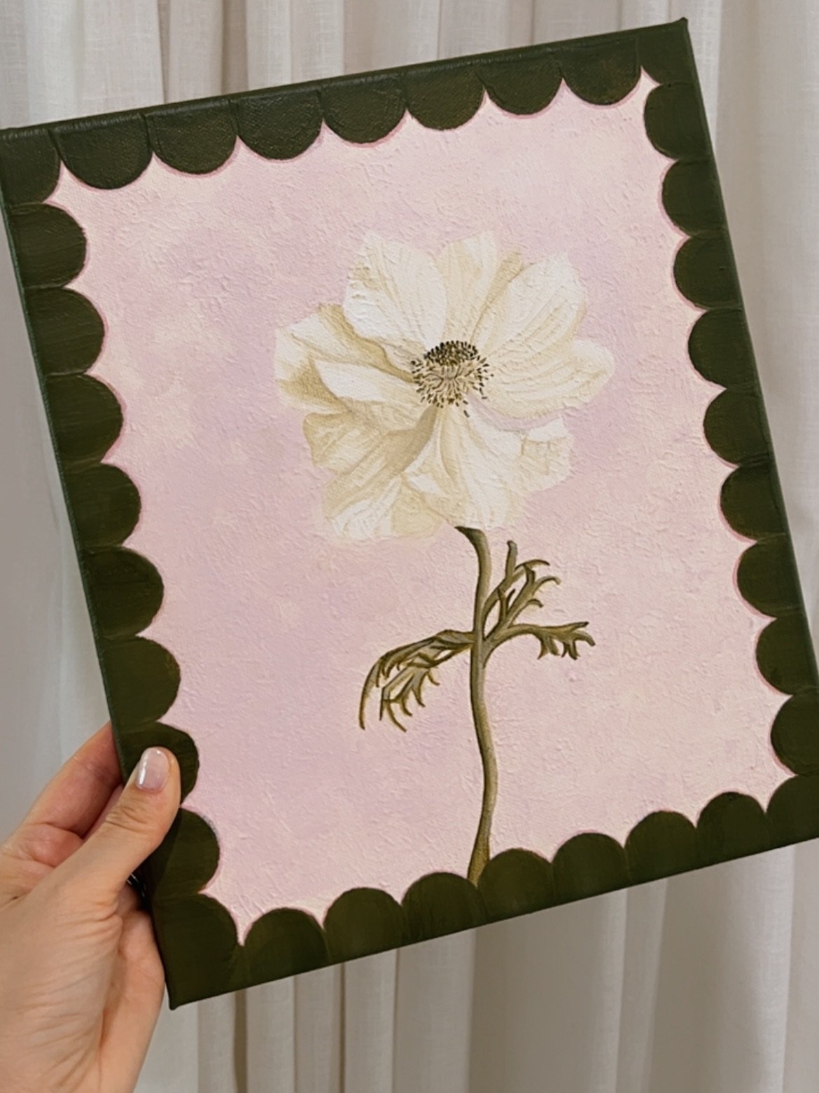 Day 2 of sharing a piece of art a day&hellip; this piece I created after returning home from our summer holiday to Tasmania. I was feeling inspired and peaceful after such a beautiful family holiday and our first time being in Tassie. Although I saw 