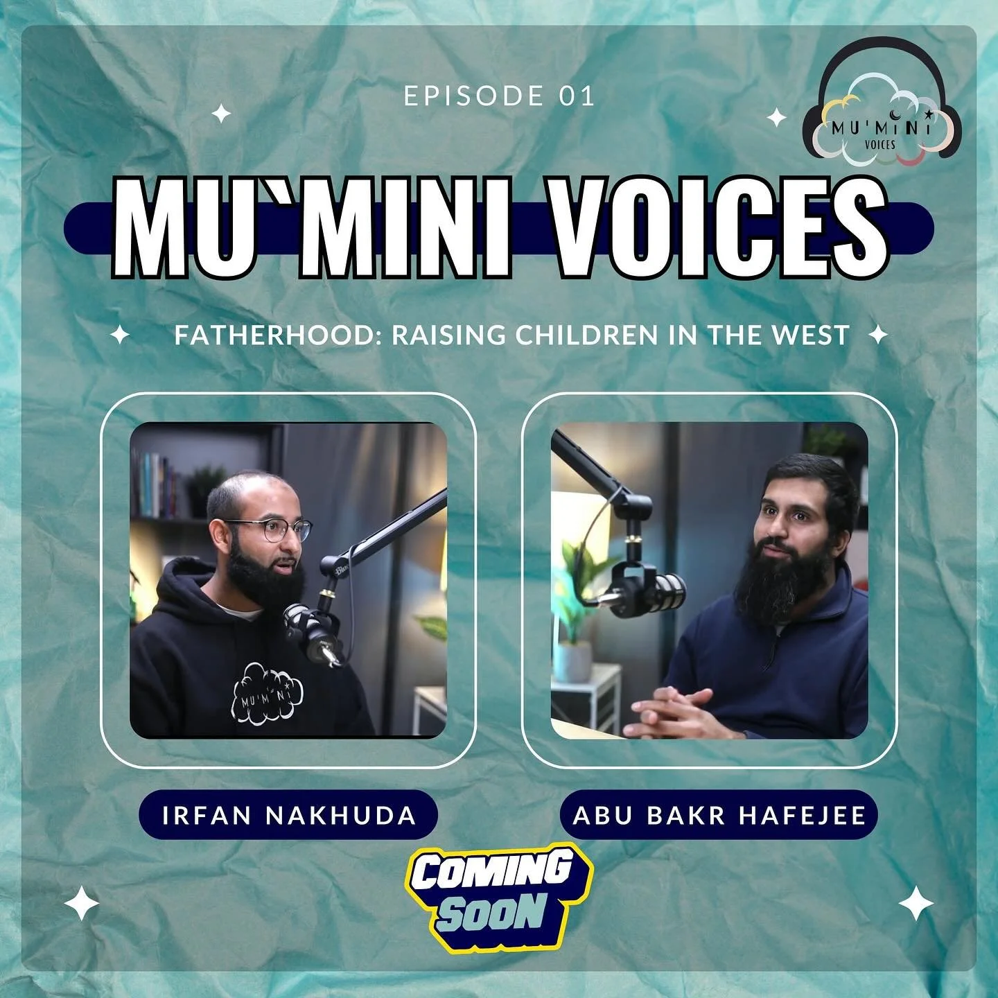 🎙️ We&rsquo;re so excited to launch our new podcast &mdash; Mu&rsquo;mini Voices!

Join our host Irfan Nakhuda  and co- host Abu Bakr Hafejee as they sit down with parents, teachers, community leaders, scholars, and more &mdash; sparking meaningful 