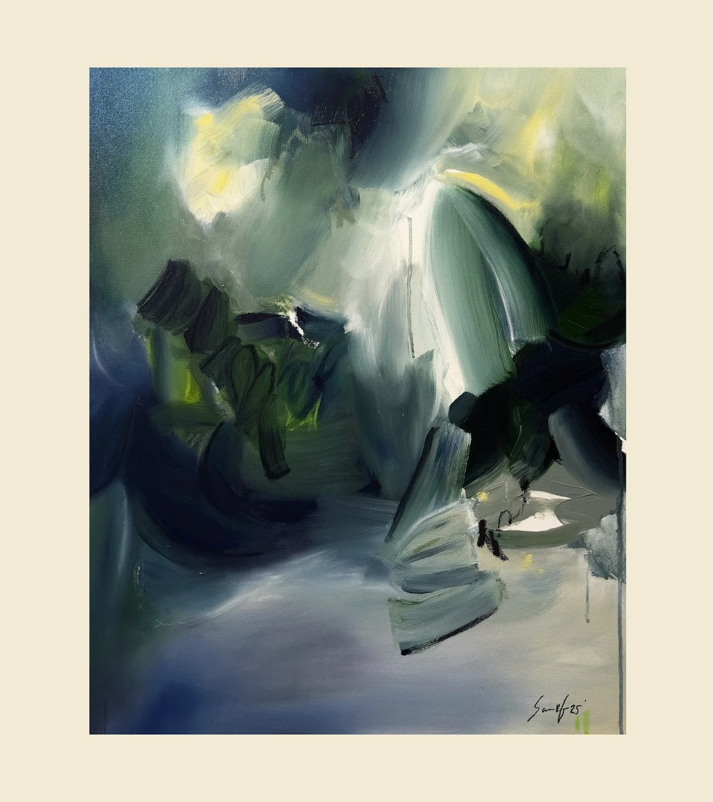 OKAY now that im done with the culture crawl, my birthday, and moving apartments im finally gonna be posting the works i have for sale🌟

As always, DM me if something catches your eye🫶

&ldquo;Phantom Thoughts&rdquo;
24x30 (Acrylic &amp; oil pastel