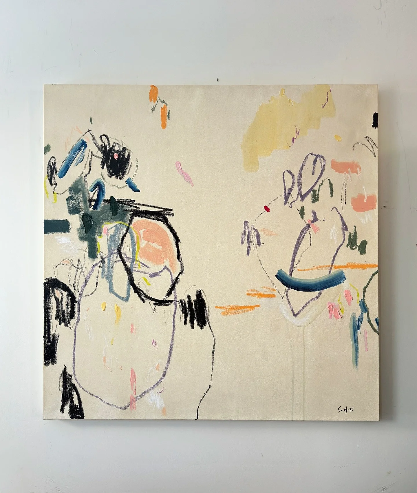 &ldquo;Square peg in a round hole.&rdquo;
36x36 
$750 - Available for purchase 🕊️