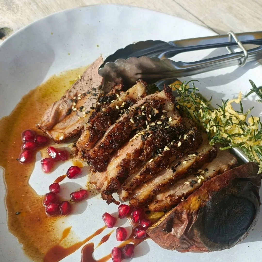 Still thinking about this lamb?
Same.
Sumac-roasted lamb, kawakawa salsa verde, pomegranate molasses, roasted kumara, tempura rosemary.
On our evening menu and not going anywhere 
Dinner from 5pm.