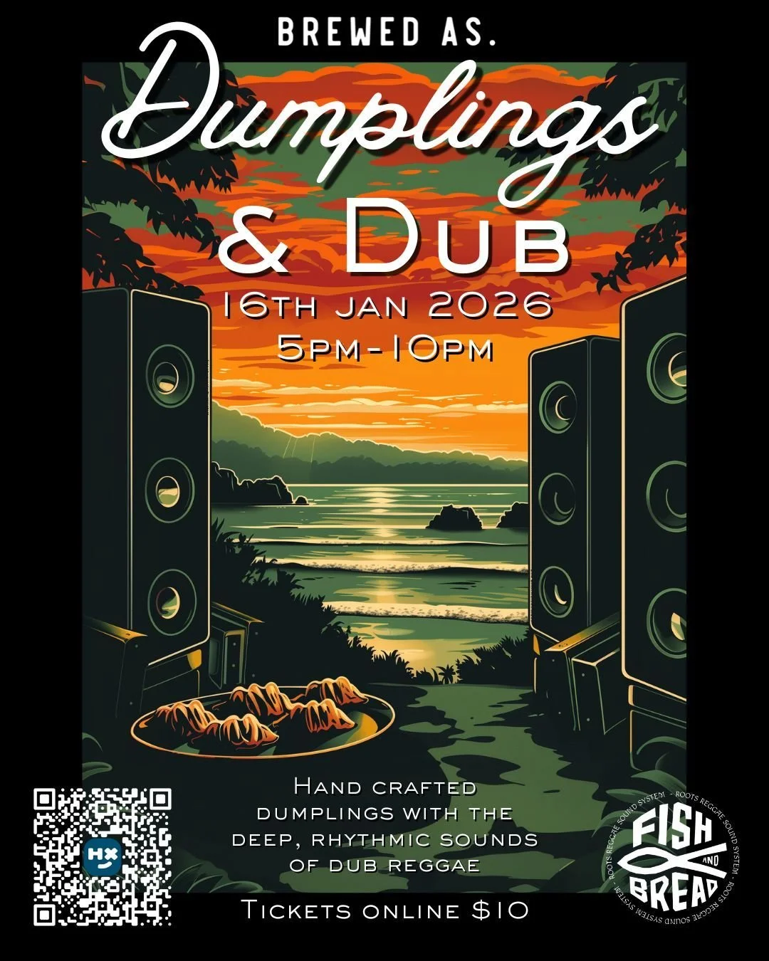 Fish &amp; Bread Sound System are back &ndash; this time for a summer courtyard session.

Join us from 5pm on Friday 16th Jan as Fish &amp; Bread set up under our louvre, bringing their deep, rhythmic reggae and dub sound into the afternoon and throu