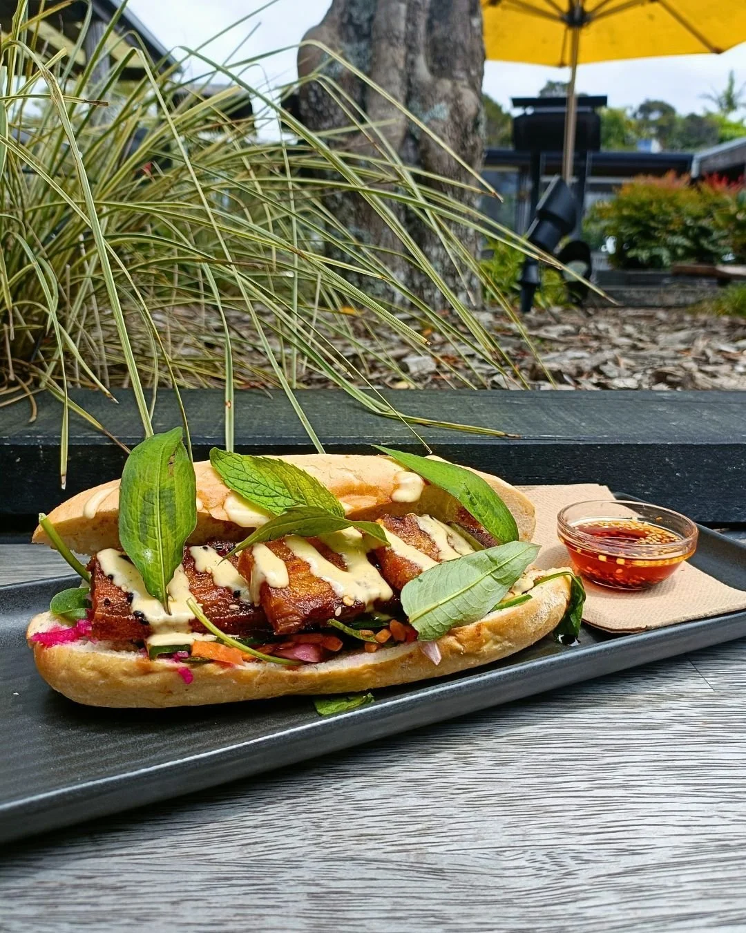 Soft upgrade. 🥖
Softer, lighter, more traditional b&aacute;nh m&igrave; bun &mdash; so every bite feels as good as it tastes.

Available all day on our brunch &amp; lunch menu.