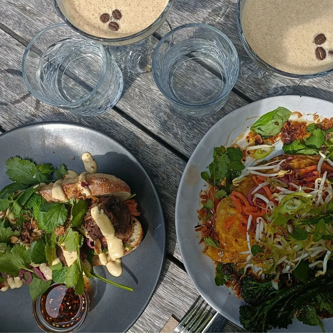 Last weekend of the school holidays

Late brunch, something to eat, and maybe a cold brew martini for a little pep.

Take five and come join us