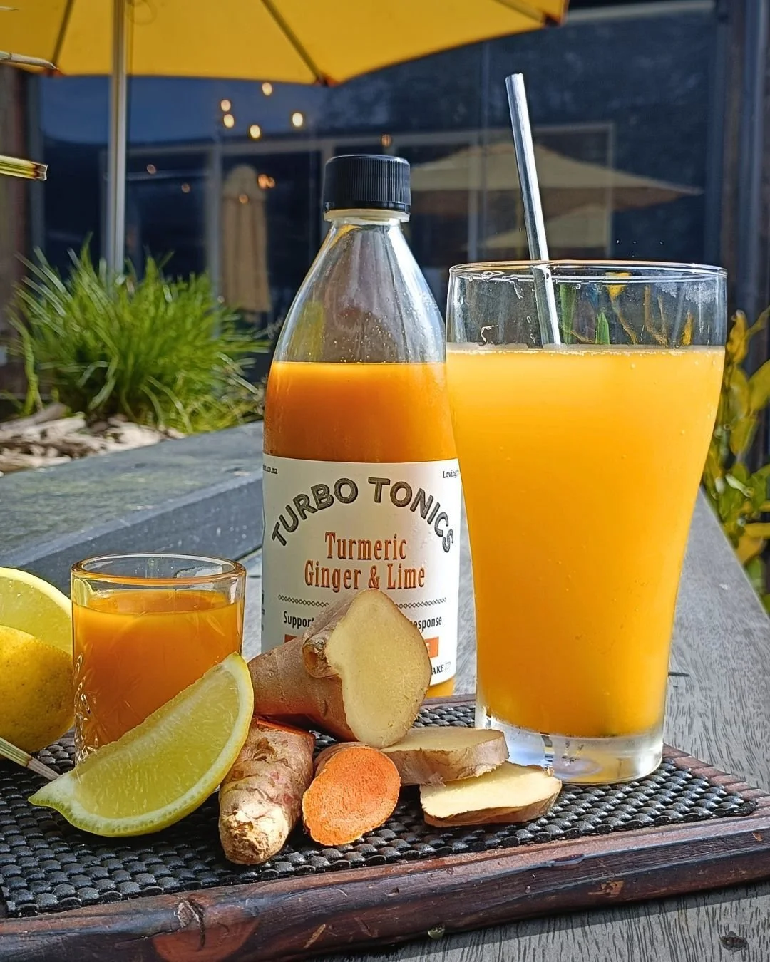 Winter arrived quietly. Just a shift in the air, a little more bite to the morning.

We'd already been thinking about this one.

Turbo Tonics is handmade in Leigh, just down the road from us.  A cold pressed concentrate of organic Fijian turmeric roo