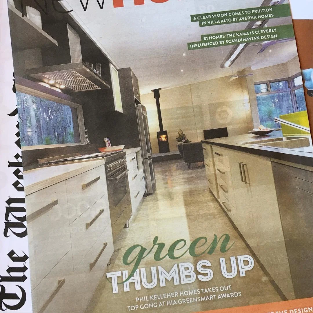Throwback to our &quot;New Homes&quot; front page feature in @thewestaustralian 
#thewesthomes #philkelleherhomes #greensmartaward #sustainablehomes
