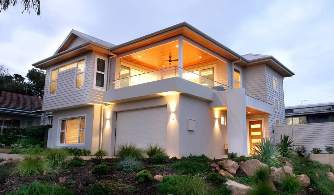 Stunning views over Geographe Bay from this Hamptons-style home &mdash; classic coastal architecture with a modern edge.

Light, balance and craftsmanship come together to make the most of its Dunsborough outlook.

@colorbondsteel  @naturalistebalust