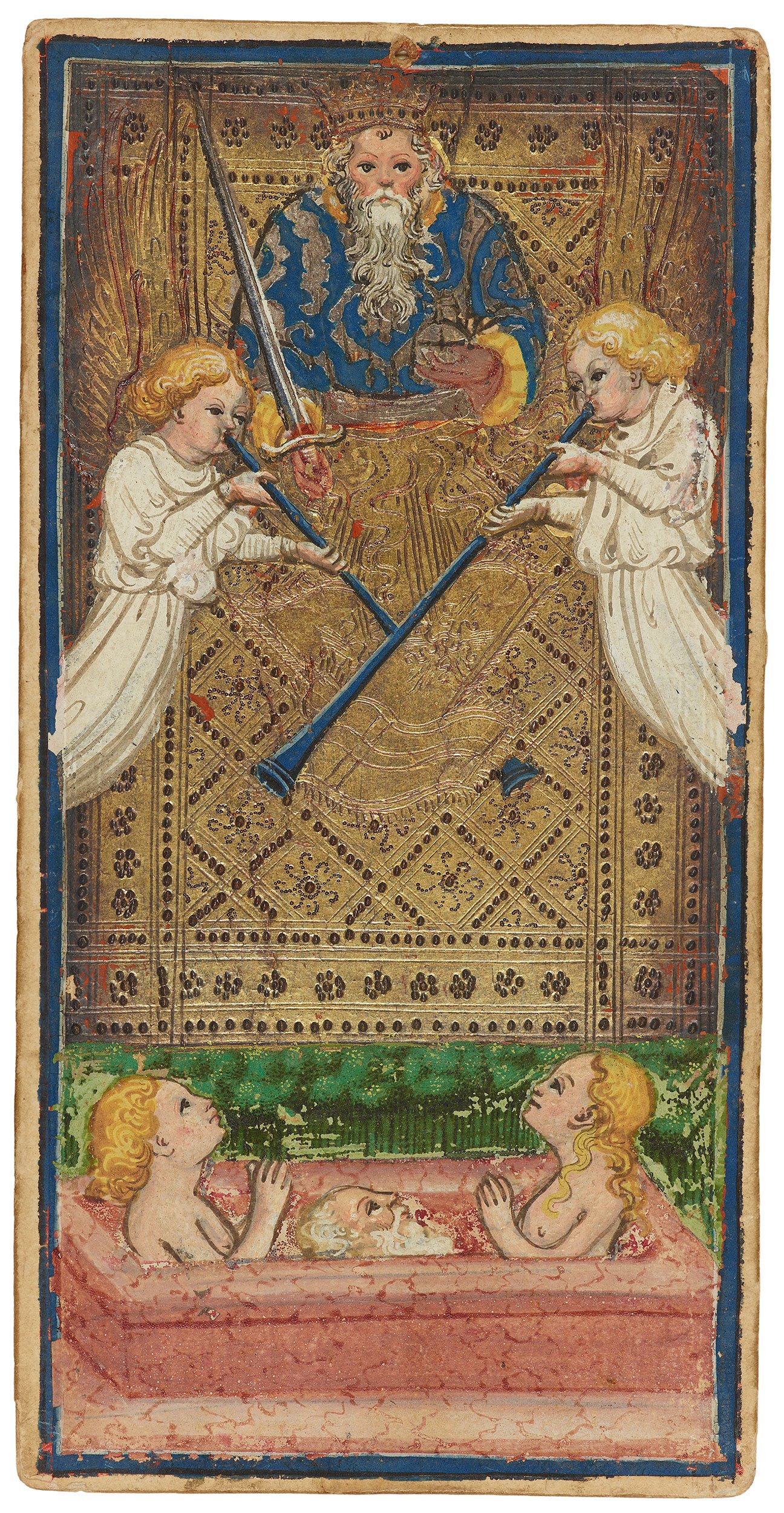 Visconti-Sforza Tarot: The Judgment Card