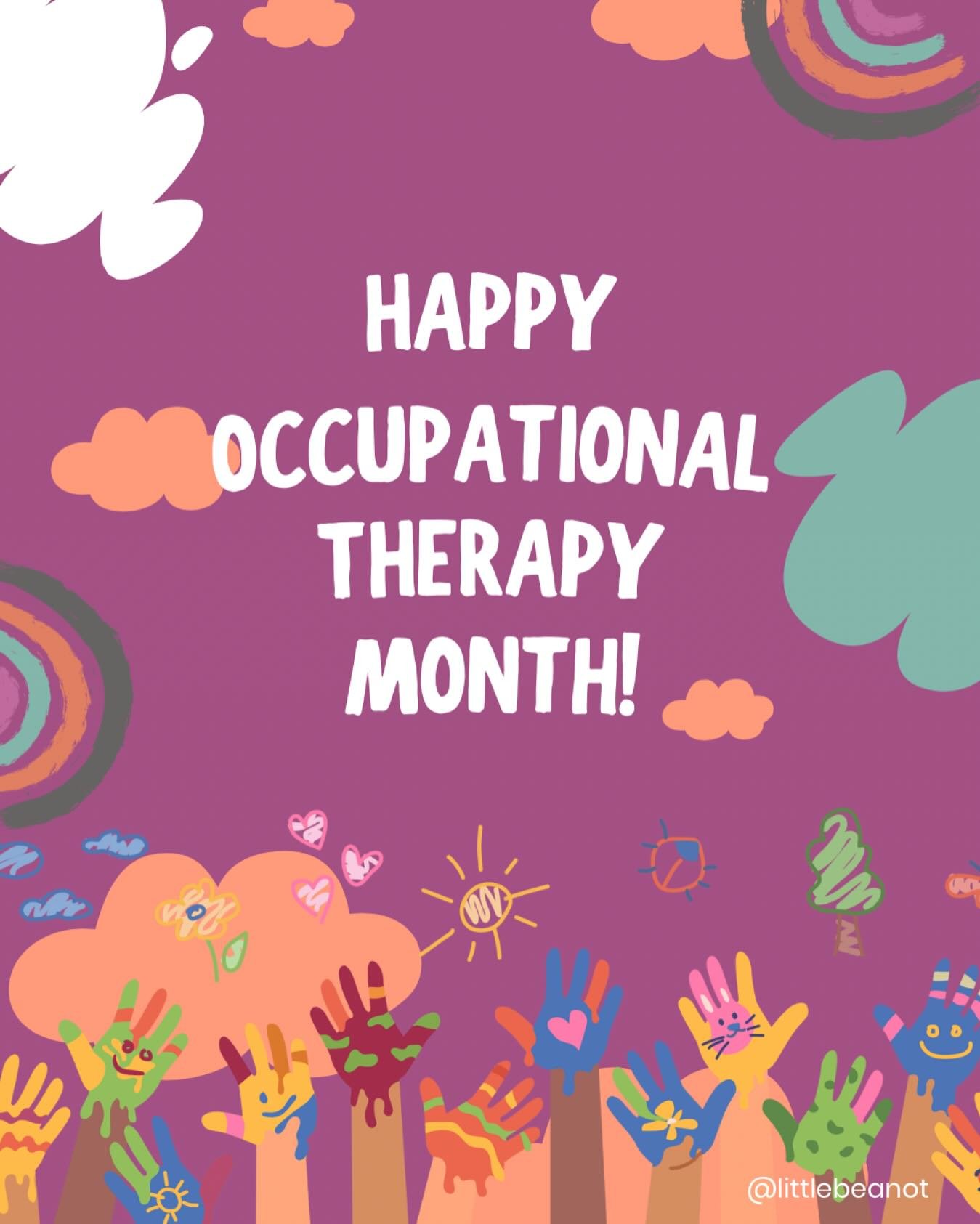 April is Occupational Therapy Month! 🎉✨

This month, we&rsquo;re celebrating the magic of OT&mdash;the profession that helps people of all ages build independence, confidence, and the skills they need to thrive! From little ones learning to grasp an