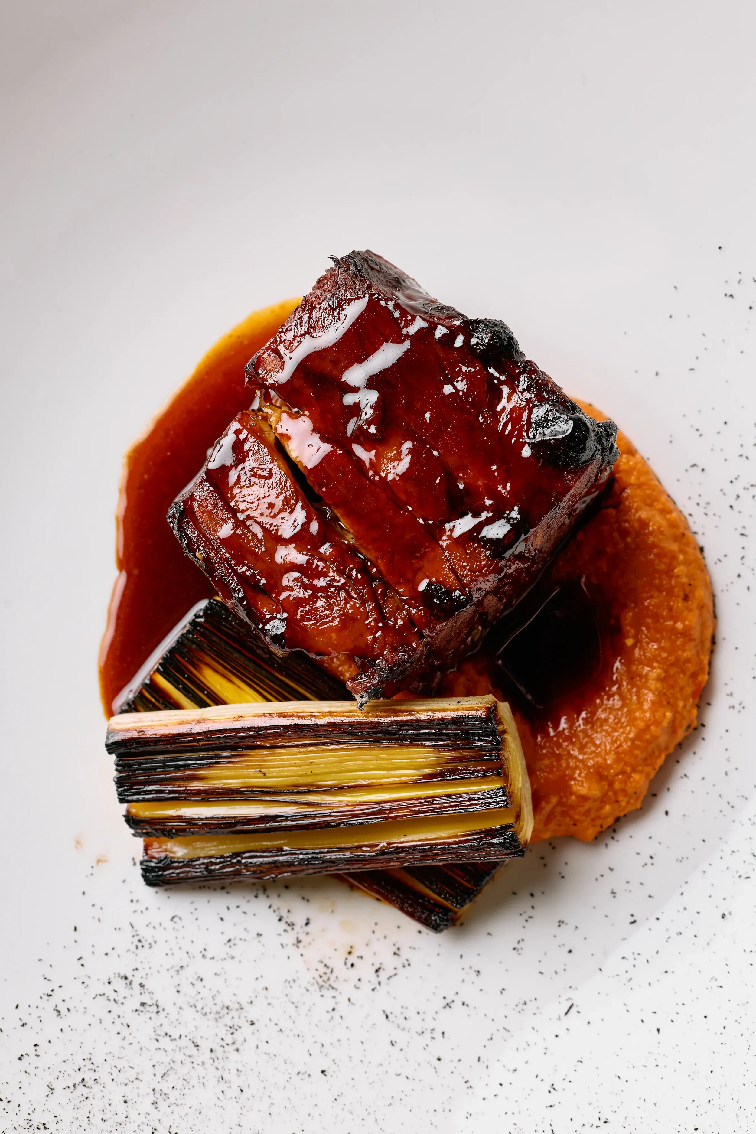 photo of delcious slow cook lamb at e'cco bistro, the best restaurant in Brisbane, Newstead