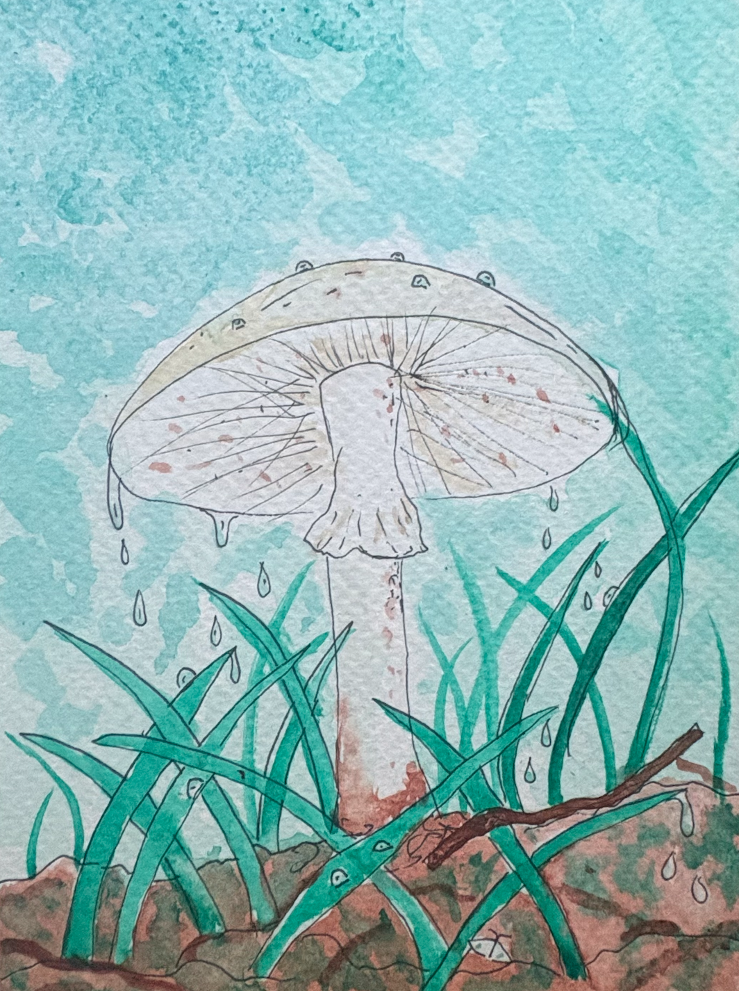 Long Trail Watercolor Print: Day 5