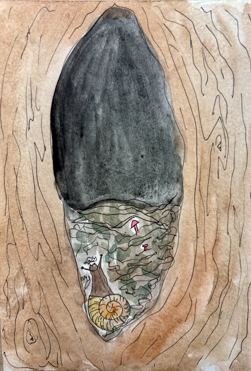 Long Trail Watercolor Print: Day 28