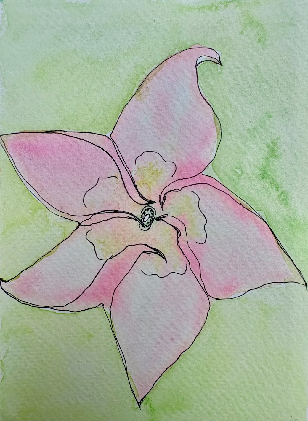 Long Trail Watercolor Print: Day 21