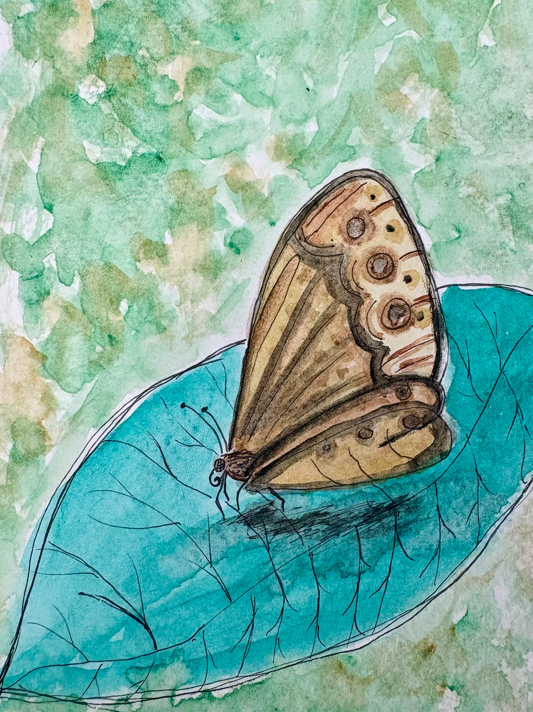 Long Trail Watercolor Print: Day 13