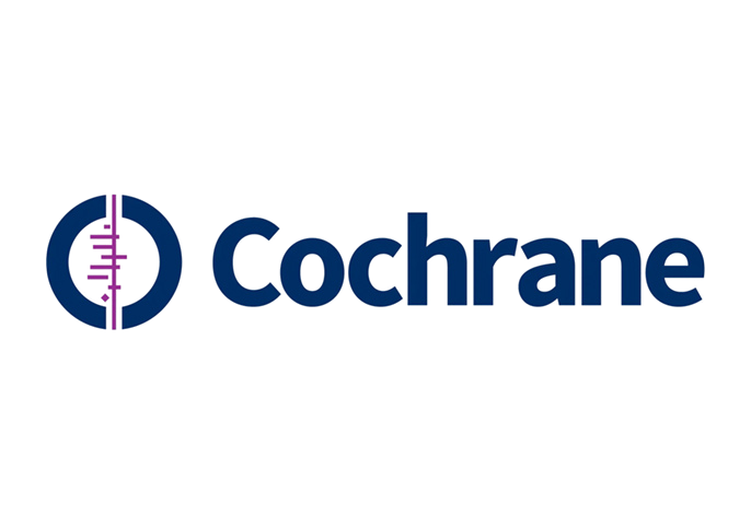 Cochrane logo with a circular emblem and purple and blue design elements.