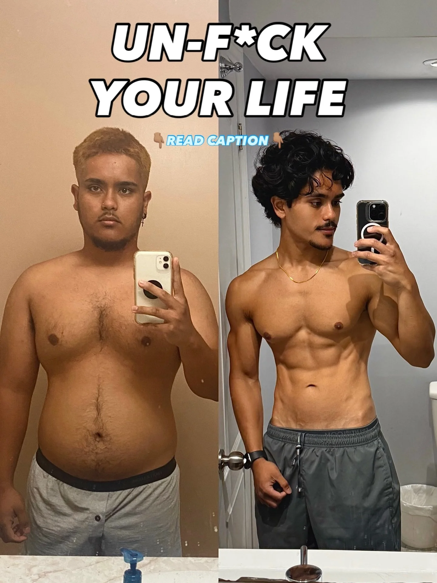 How to Take Your Life Back.
(Read this if you&rsquo;re stuck.)

Left: 230+ lbs. No confidence. No structure.
Right: Lean. Disciplined. Purposeful.

This isn&rsquo;t genetics.
It wasn&rsquo;t magic.
And it wasn&rsquo;t easy.

I was addicted to comfort