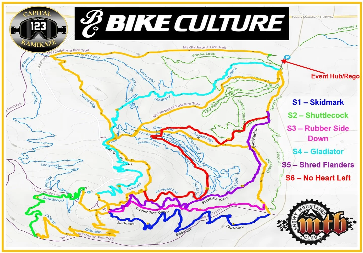 📍 Round 3 &ndash; Kamikaze Enduro | Mt Gladstone | 19th Oct

The course map is here! 🙌 With stages to suit everyone, this one&rsquo;s going to be an absolute blast. Make sure you&rsquo;re entered and in the mix!

🔥 Plus, every entry goes into the 