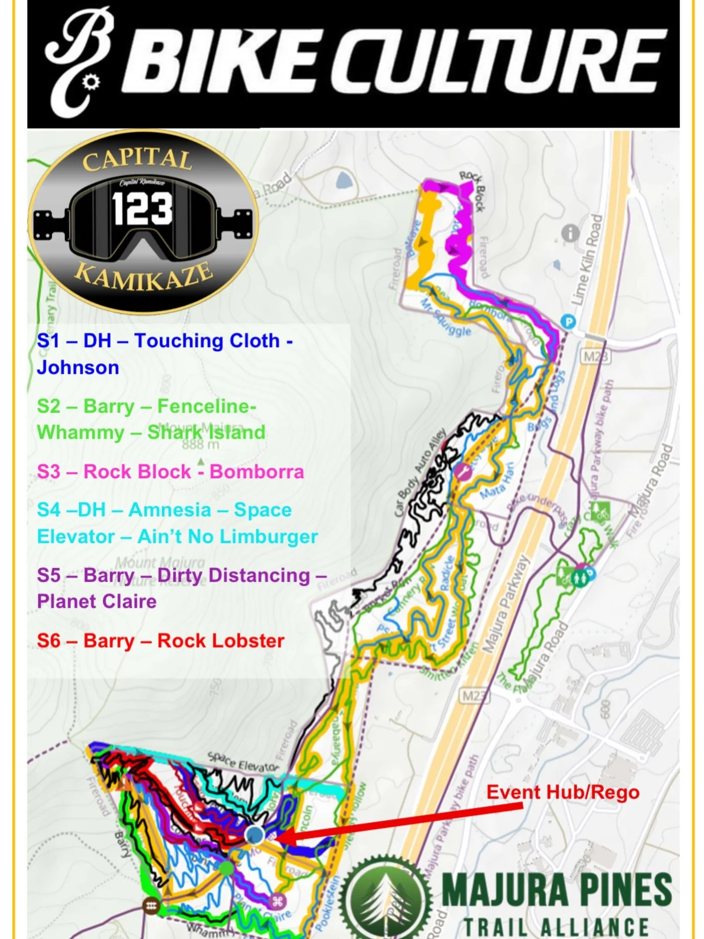 🔥 The Stages Are Set! 🔥
The 4th and final round of the Kamikaze Enduro, brought to you by @bikeculturecanberra , hits @majurapines &mdash; and it&rsquo;s going to be an absolute blast!

🚵 Sign up now and don&rsquo;t miss your chance to ride the be