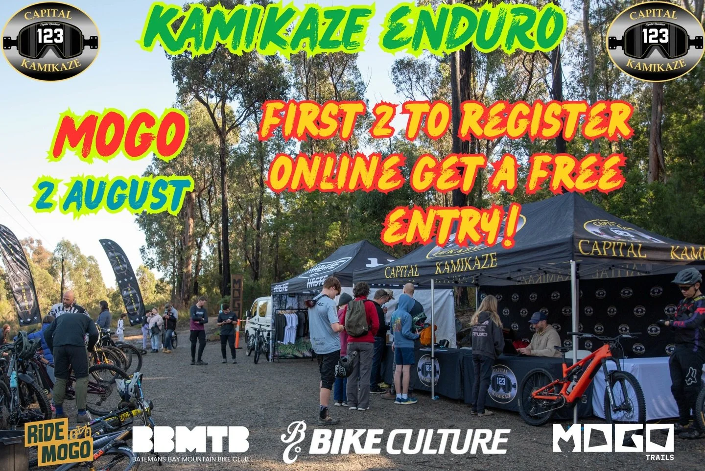 🚨 FREE ENTRY ALERT 🚨

Think you&rsquo;re quick? Prove it. 👀

The first 2 riders to register for Round 1 at Mogo (2 August) will score a FREE race entry! 🤯

⏰ Registration opens 7:00am Saturday, 6 June
🔗📲Link in our bio 
📍 Round 1 &ndash; Mogo,