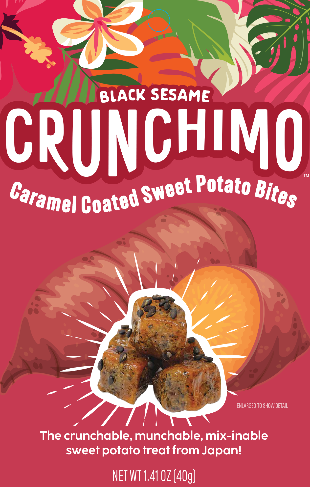 Crunchimo Black Sesame (4 packs)