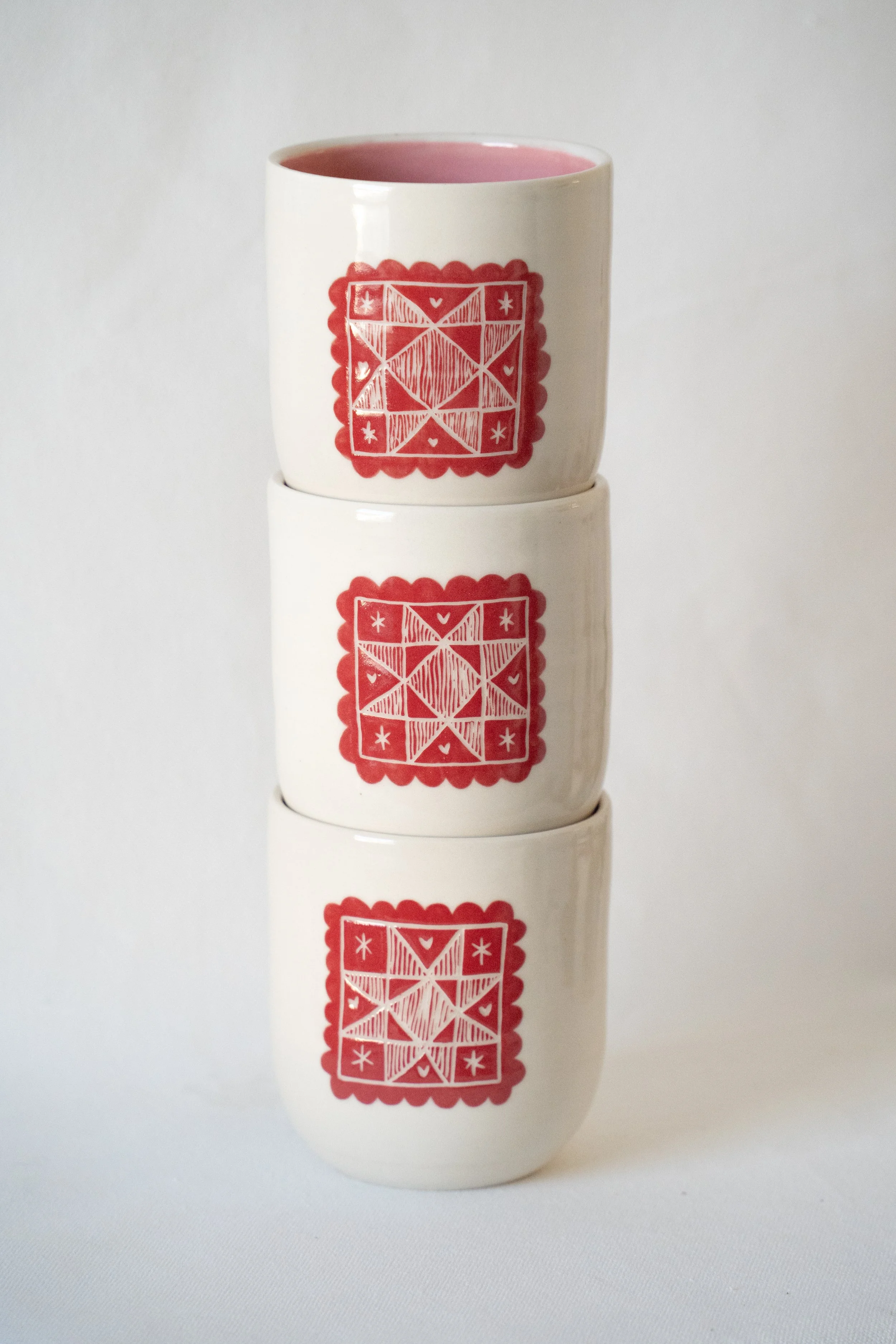 Quilt Valentines Tumbler