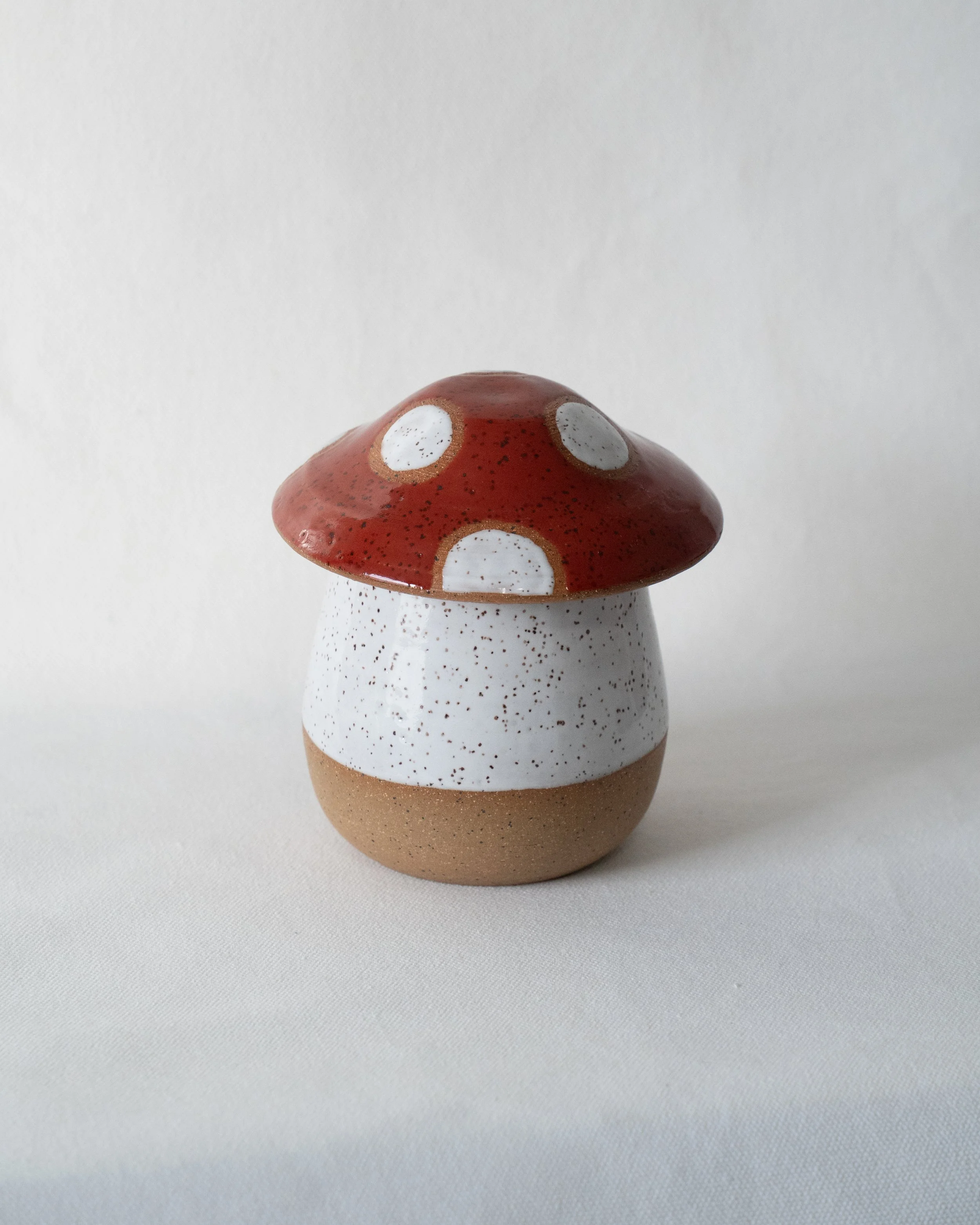Mushroom Jar - Amanita Red 2