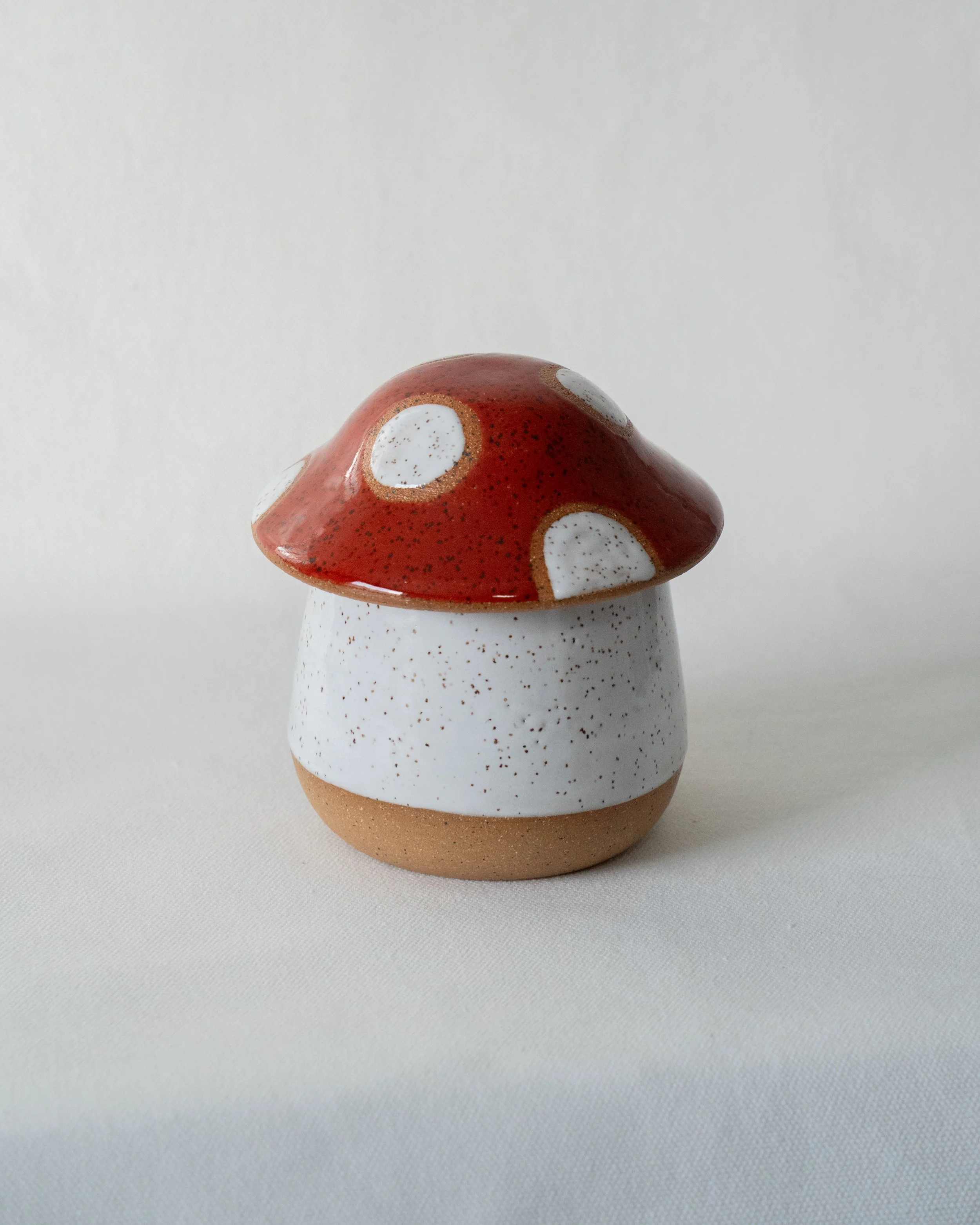 Mushroom Jar - Amanita Red 1
