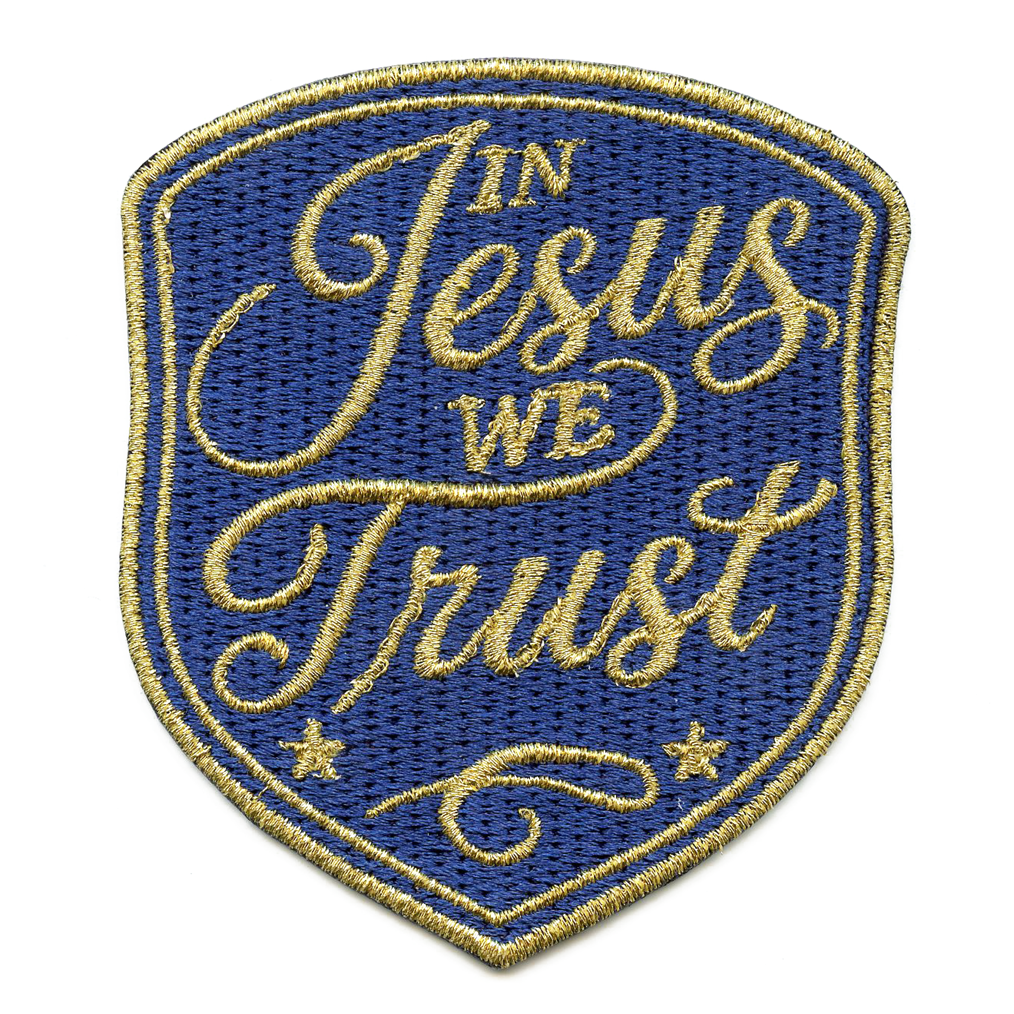 In Jesus We Trust Patch Religious Christian Badge Embroidered Iron On